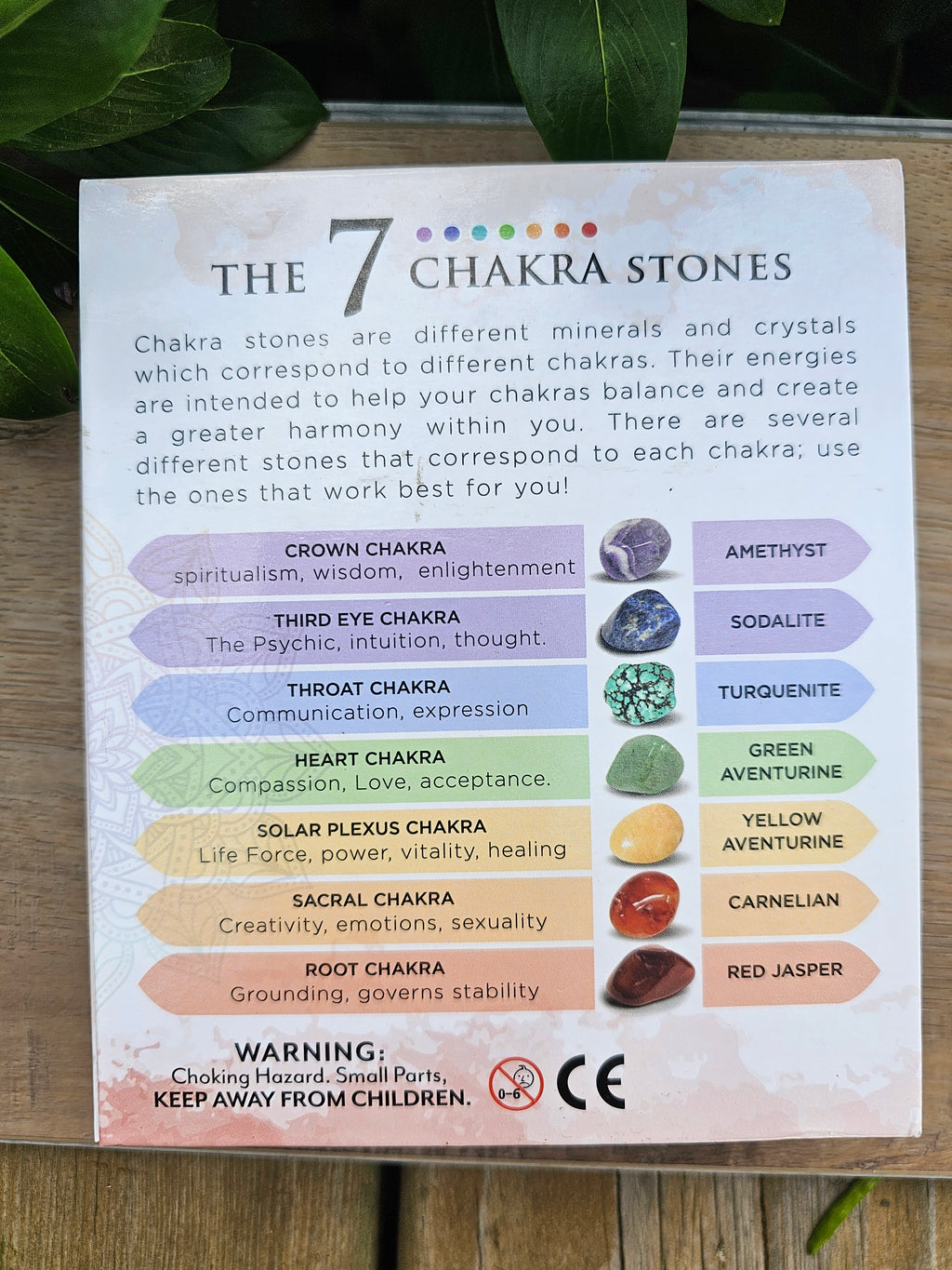 7 Chakra Stones Set - Natural Healing Crystals for Balance & Energy