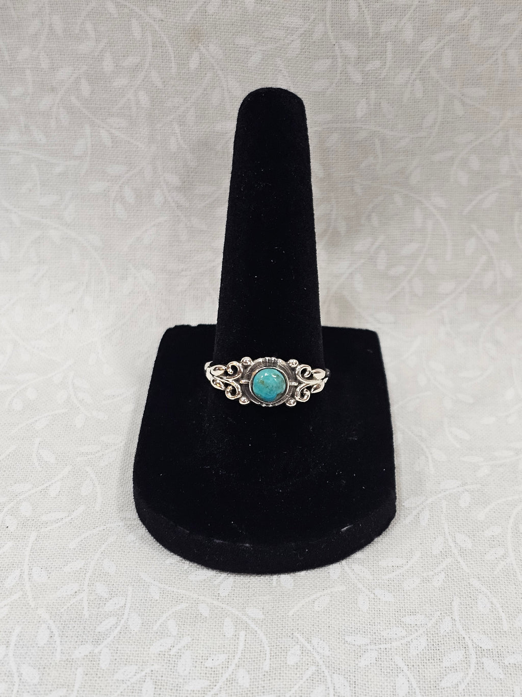 Sterling Silver Turquoise Gemstone Ring 9