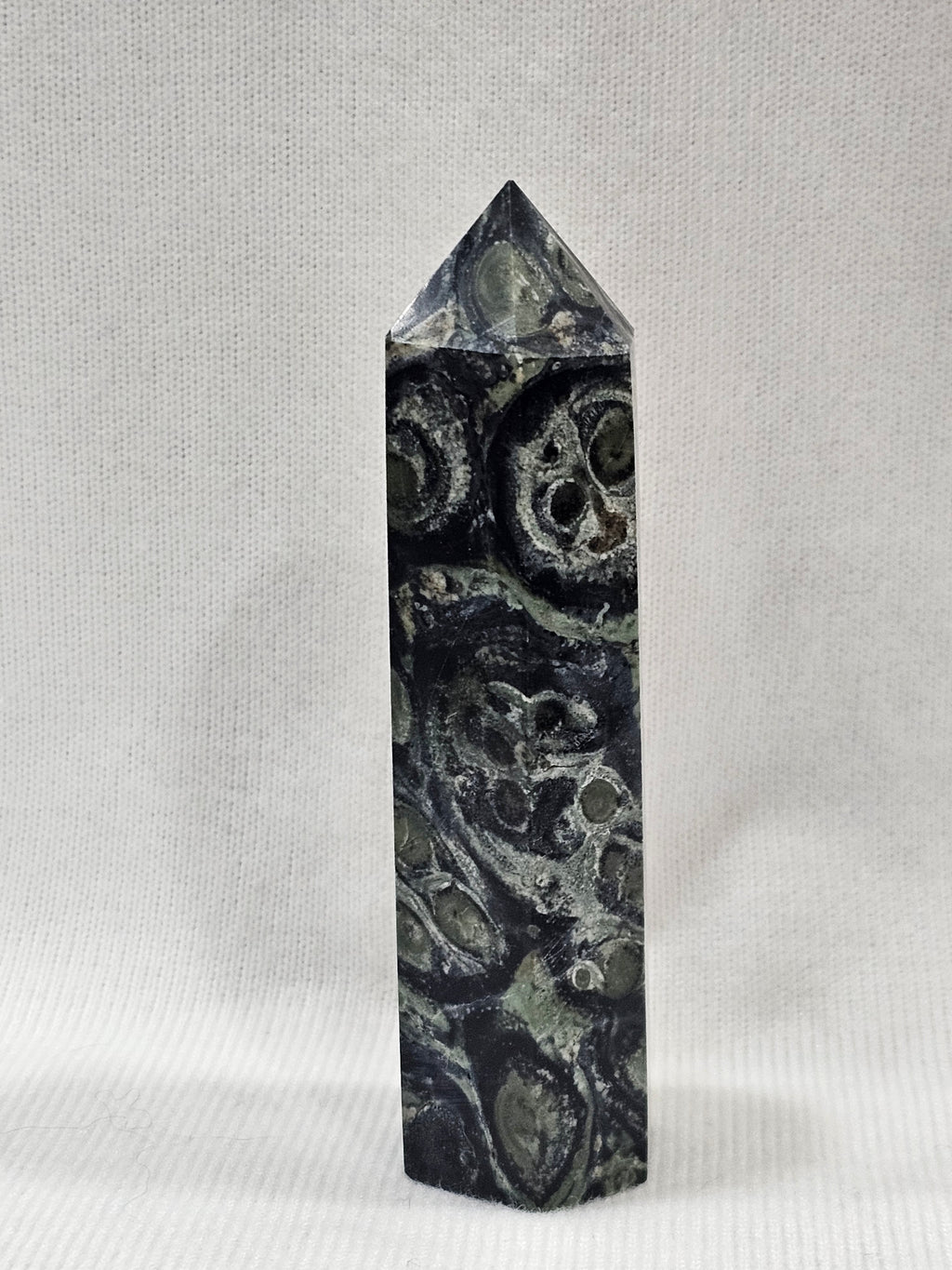 Kambaba Jasper Crystal Tower | 3.5" Natural Stone Point