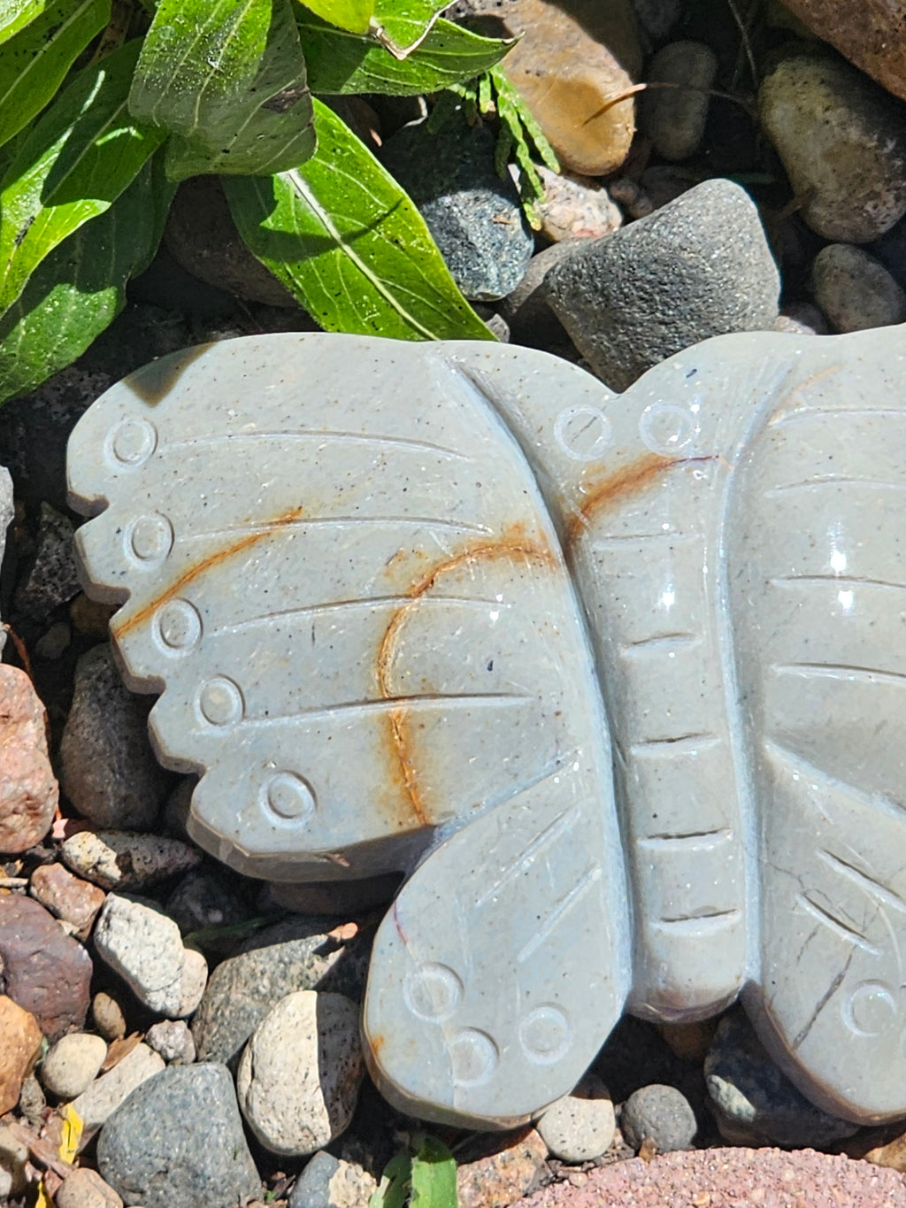 Polychrome Jasper Crystal Butterfly