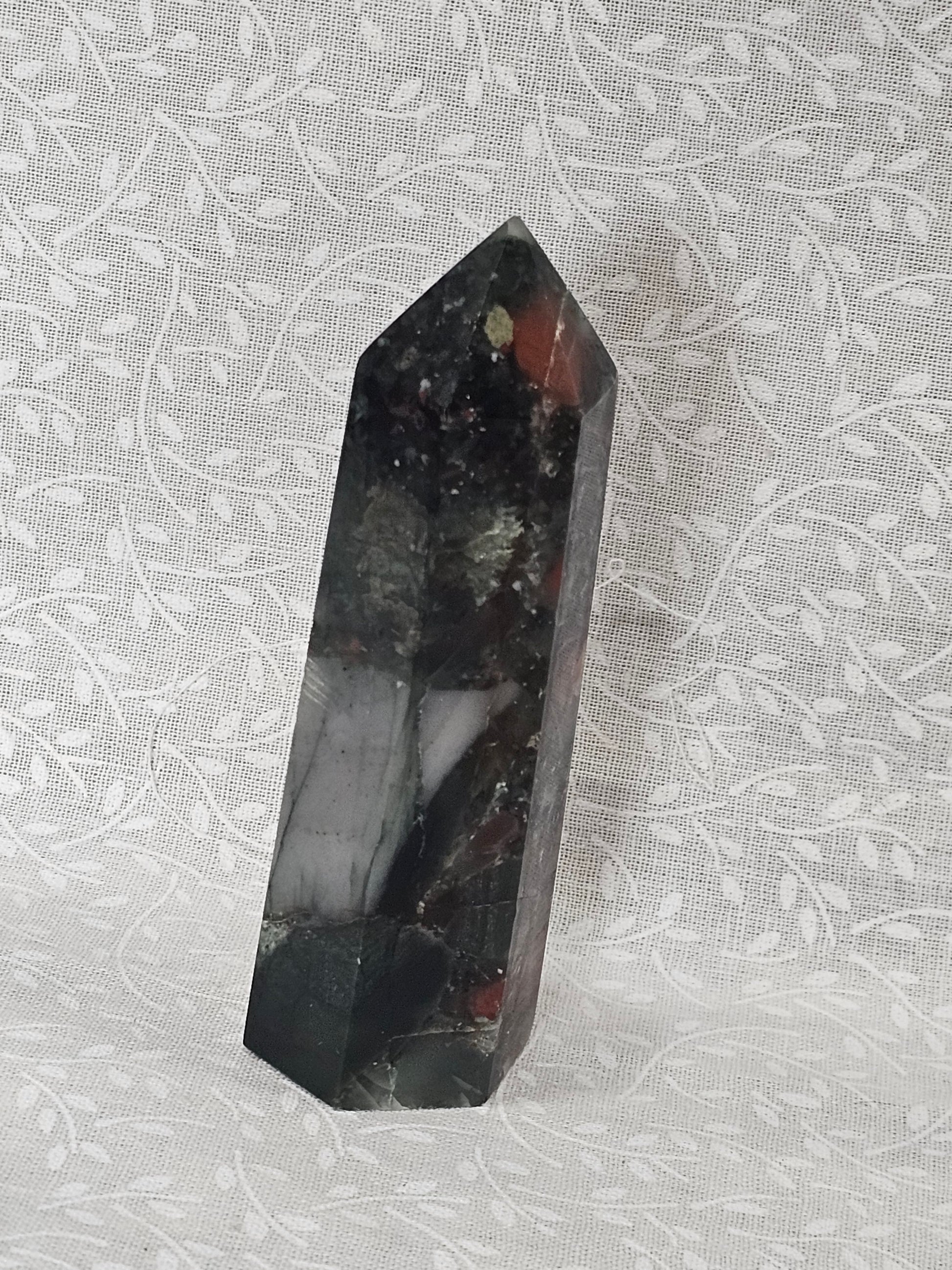 African Bloodstone Crystal Tower
