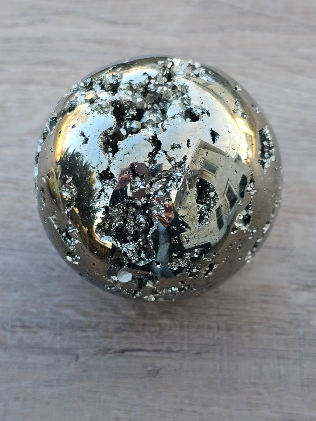 Natural Pyrite Crystal 56mm - Fool's Gold Stone