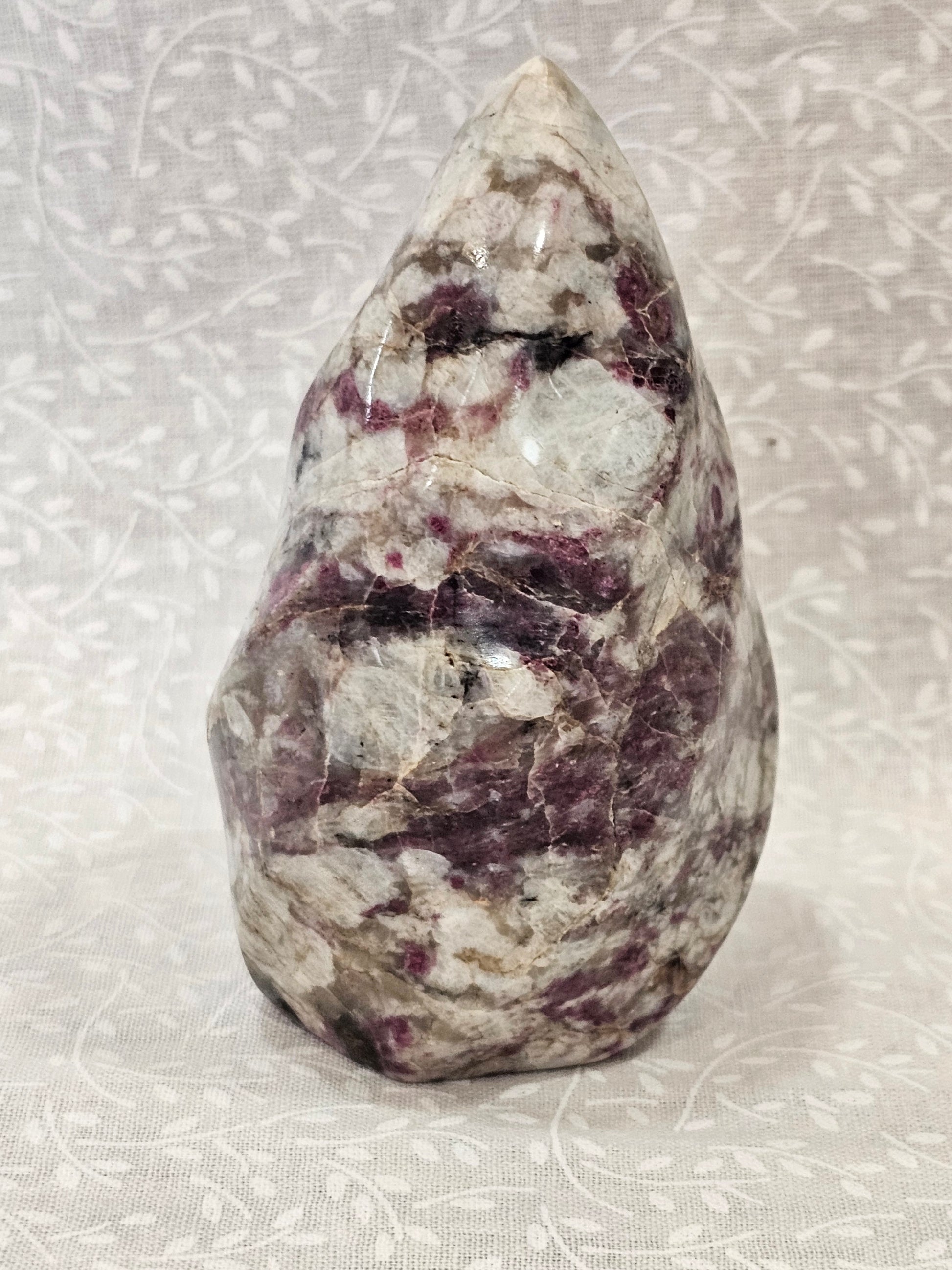 Rubellite Tourmaline Crystal Flame