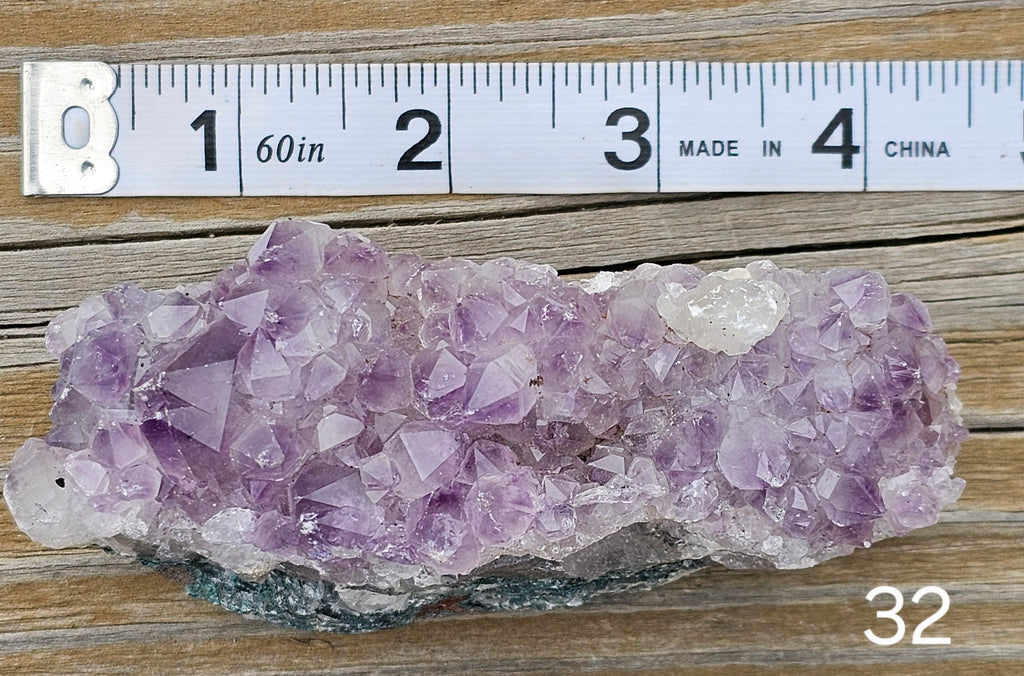 Amethyst with Quartz Raw Crystal Cluster