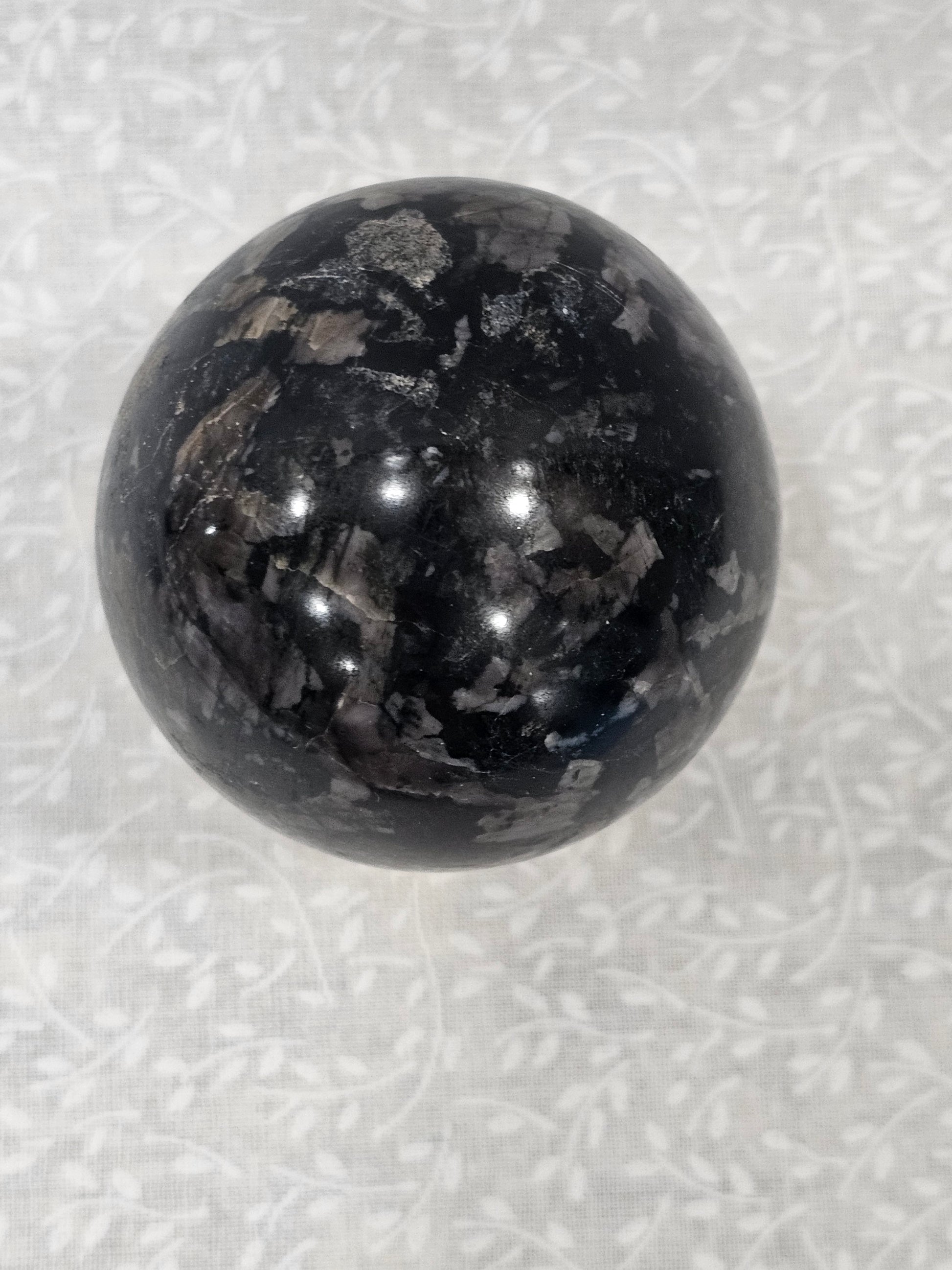Indigo Gabbro Crystal Sphere