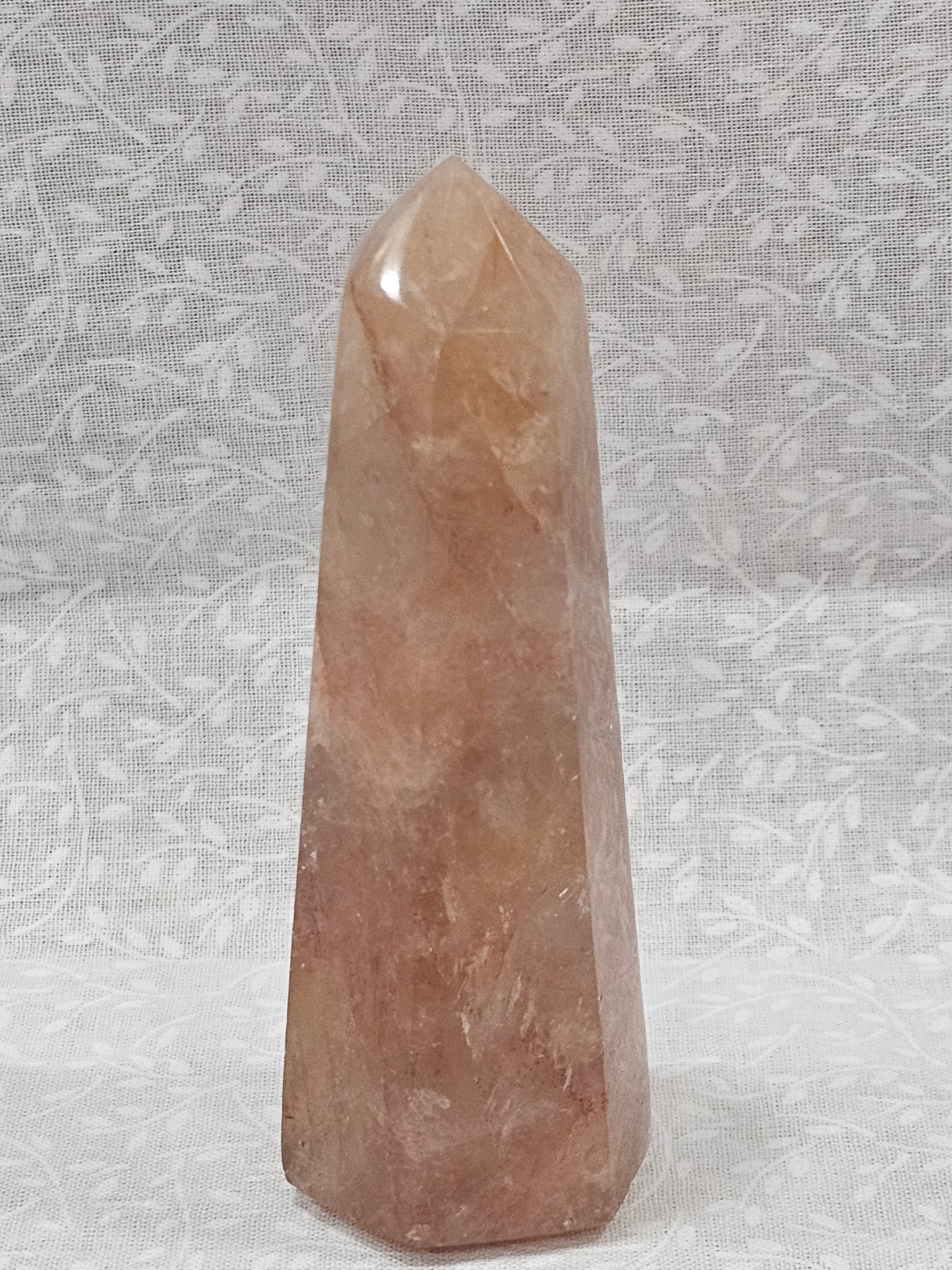 Fire Quartz Crystal Tower