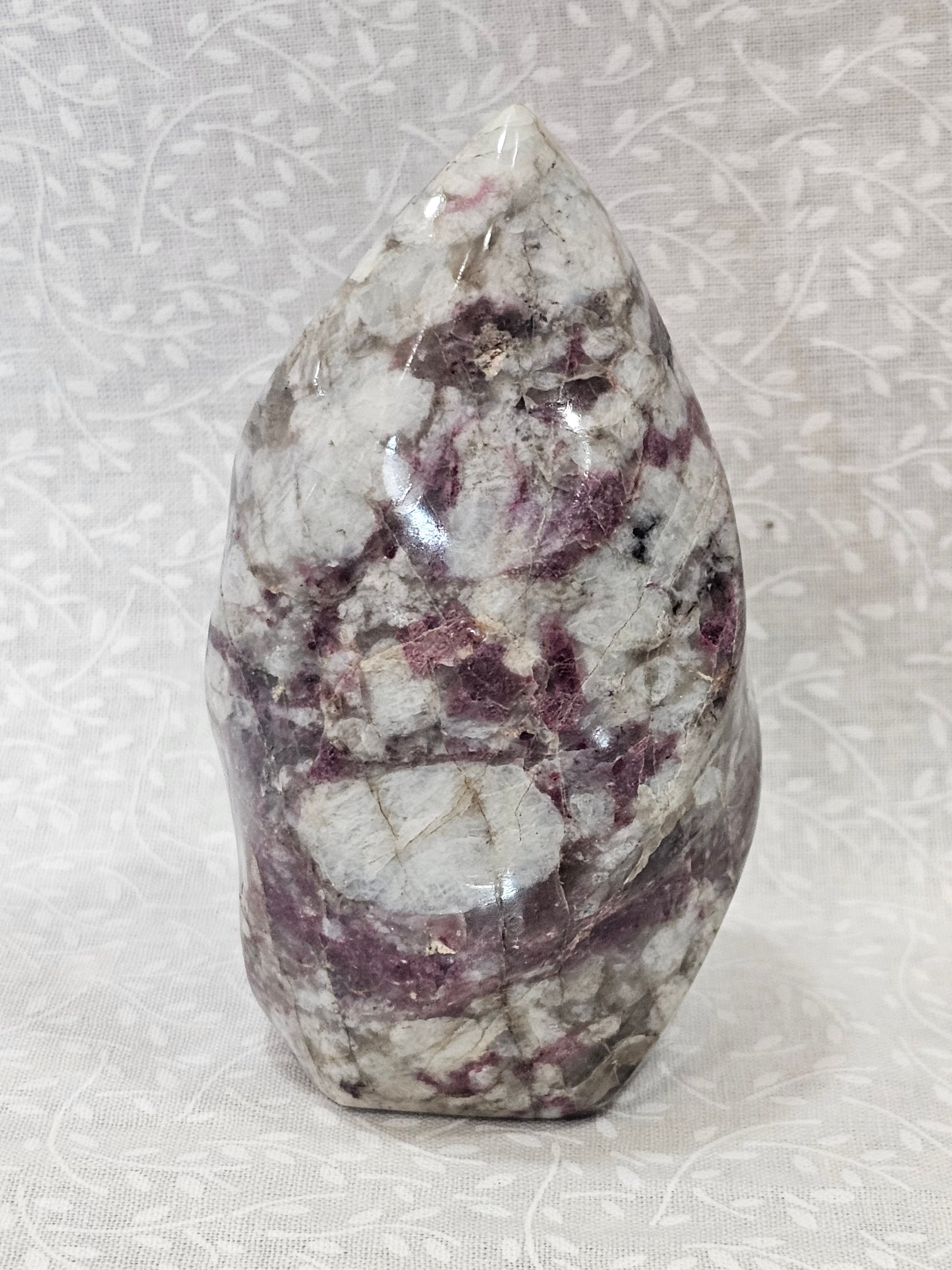 Rubellite Tourmaline Crystal Flame