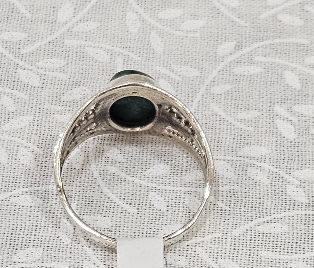 Sterling Silver Moonstone Gemstone Ring 7
