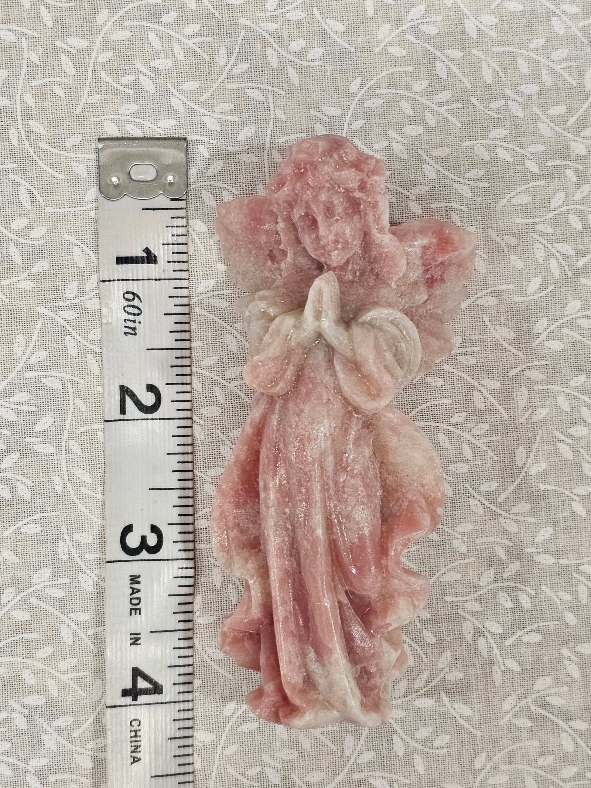 Pink Opal Crystal Angel