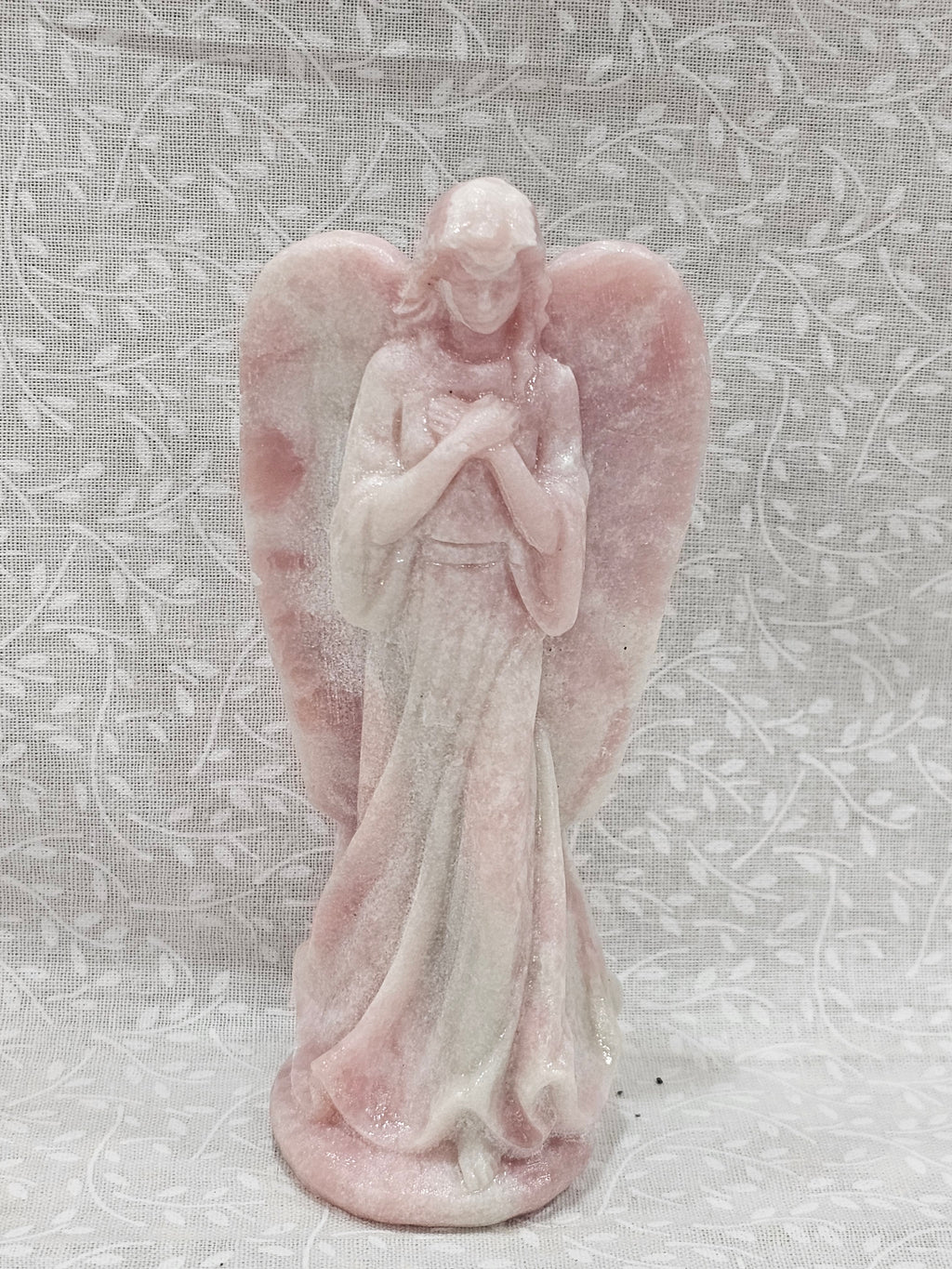 Pink Opal Crystal Angel 4.5 Inch
