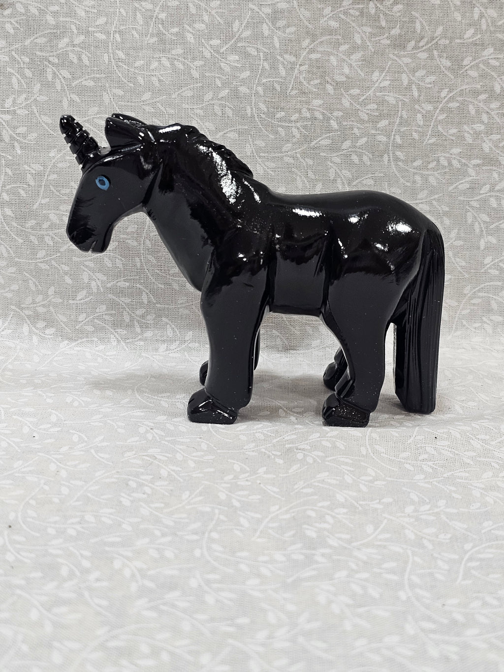 Black Obsidian Crystal Unicorn