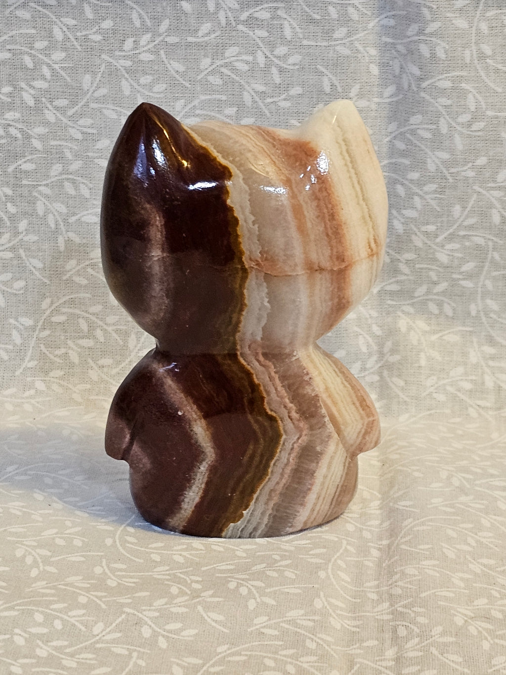 Onyx Hello Kitty Crystal Figurine - Natural Stone