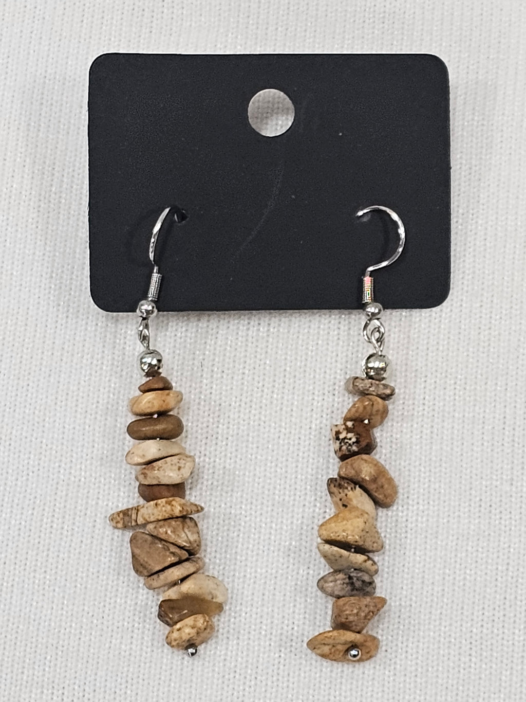 Picture Jasper Earrings