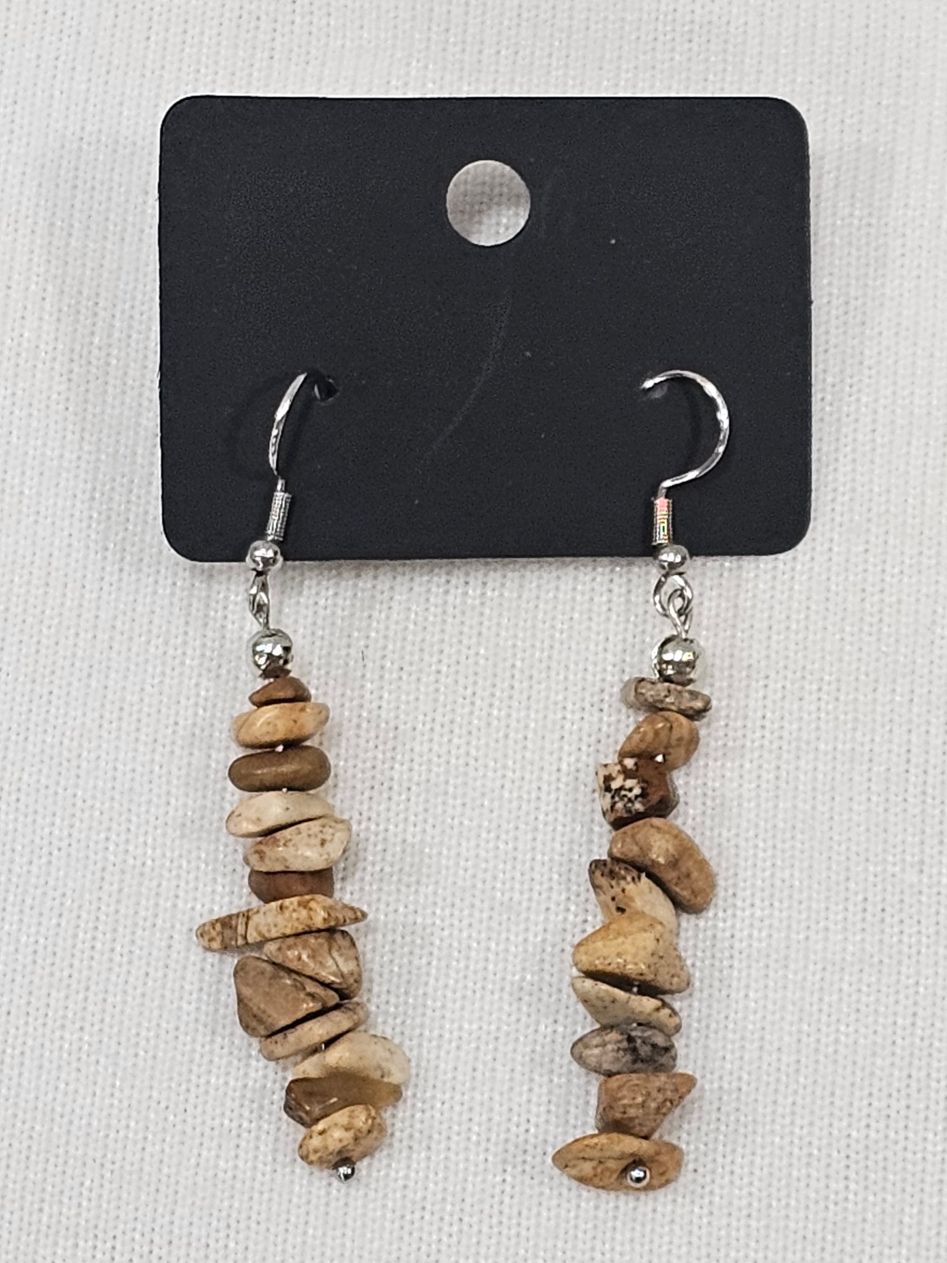 Picture Jasper Earrings