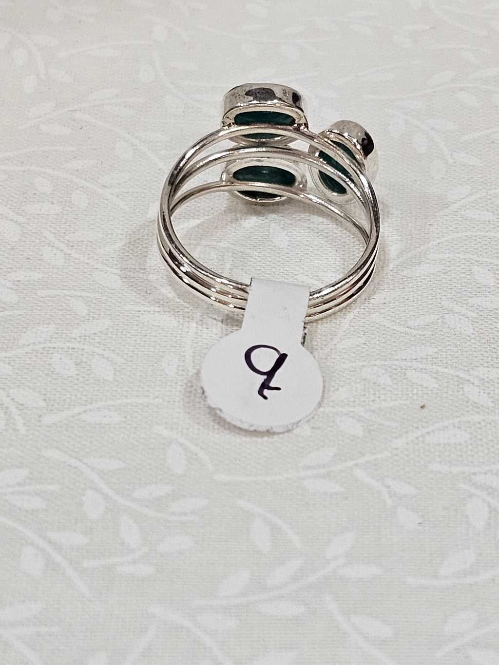 Sterling Silver Fauceted Amazonite Gemstone Ring 9