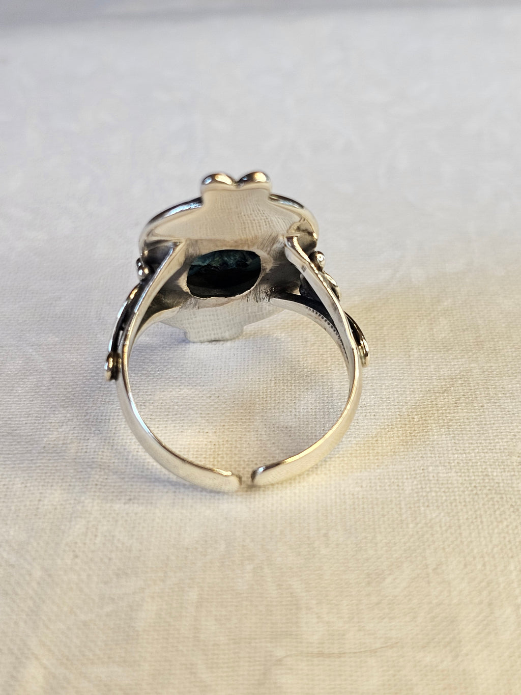 Sleeping Beauty Turquoise Sterling Silver Ring - Size 8