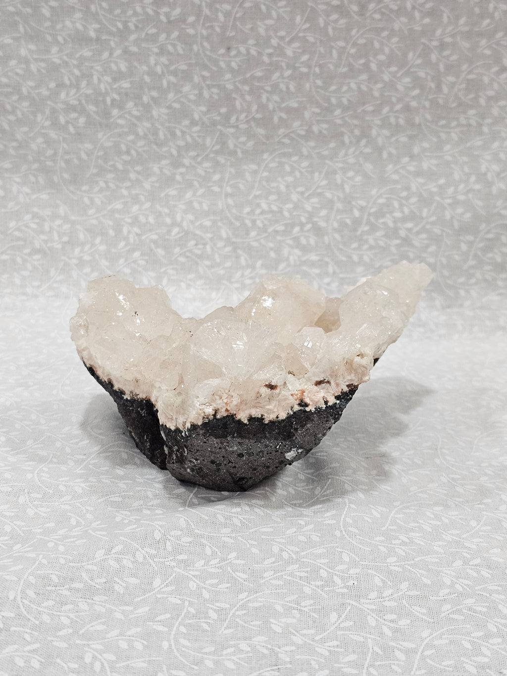 Apophyllite with Stillbite Raw Crystal Cluster