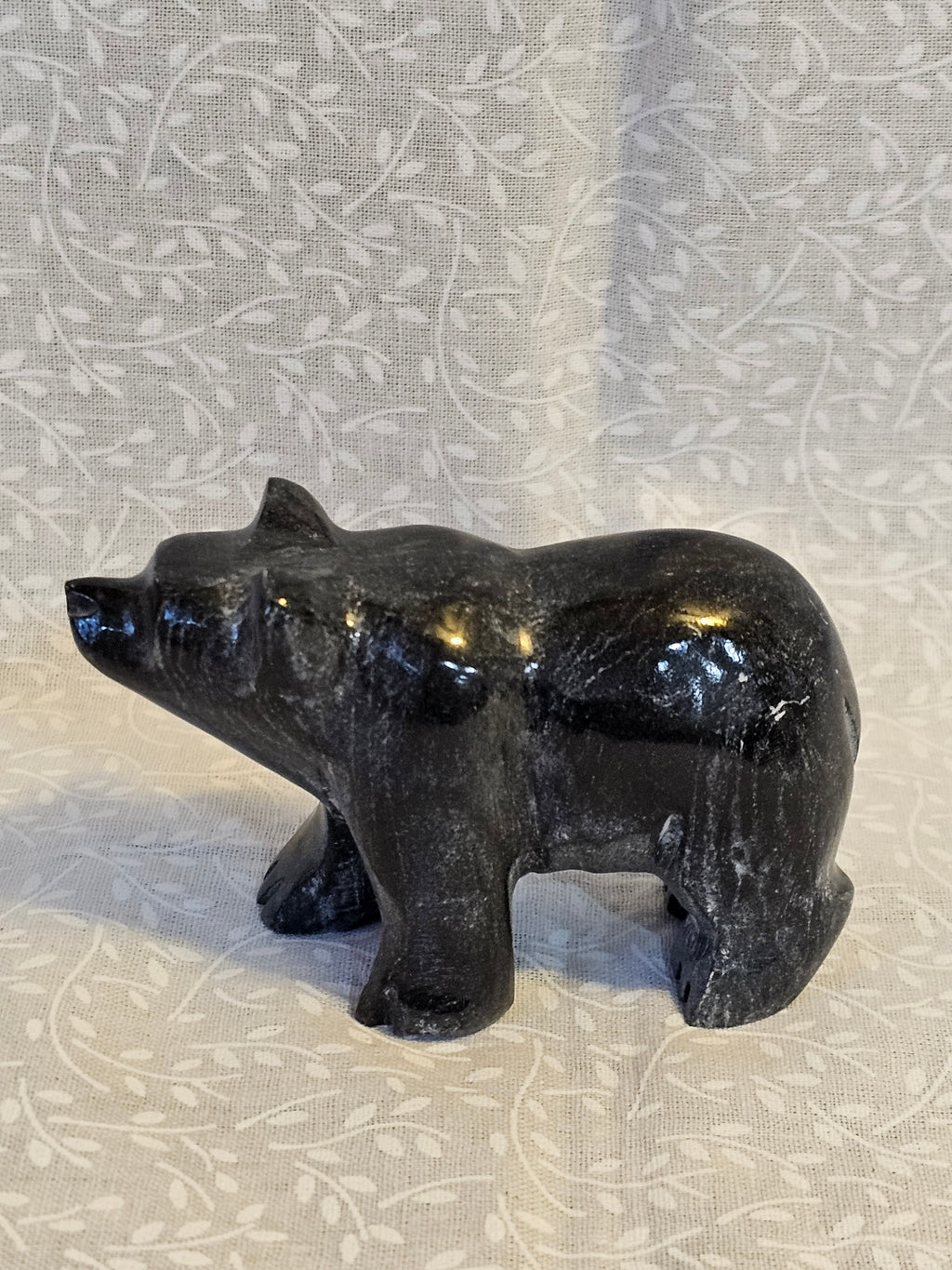 Black Obsidian Crystal Bear