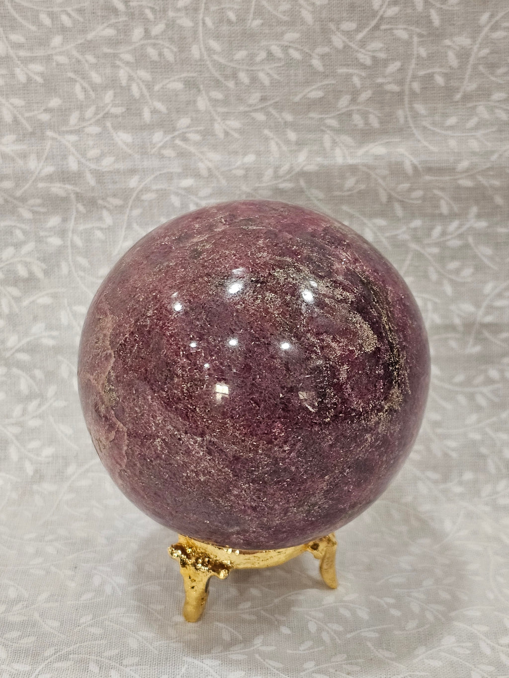 Rhodenite Crystal Sphere