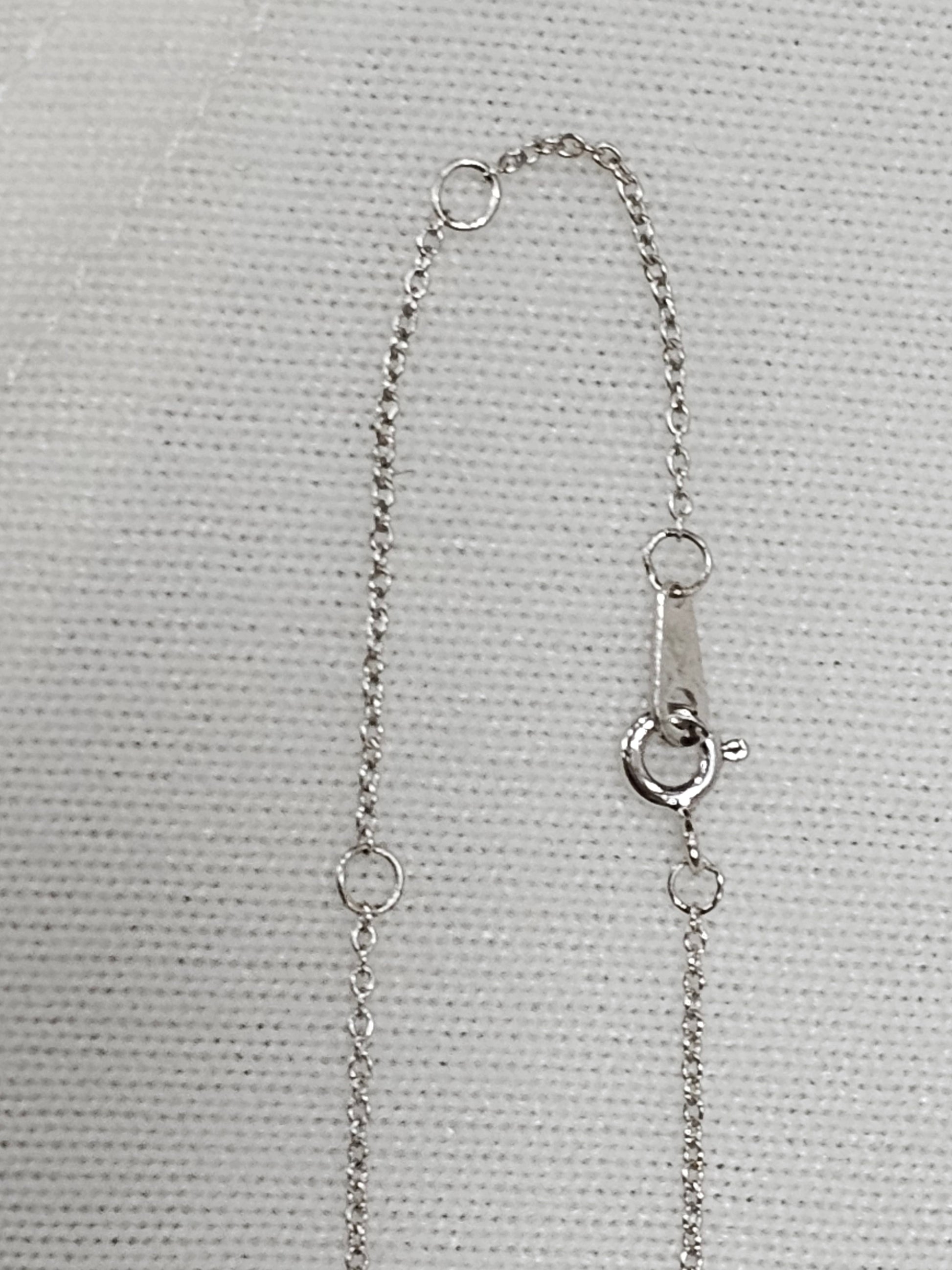 Sterling Silver Bear Pendant Chain Necklace 18 Inch