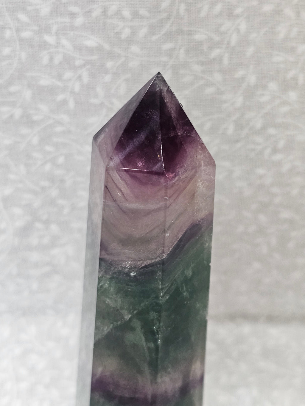 Rainbow Fluorite Crystal Tower