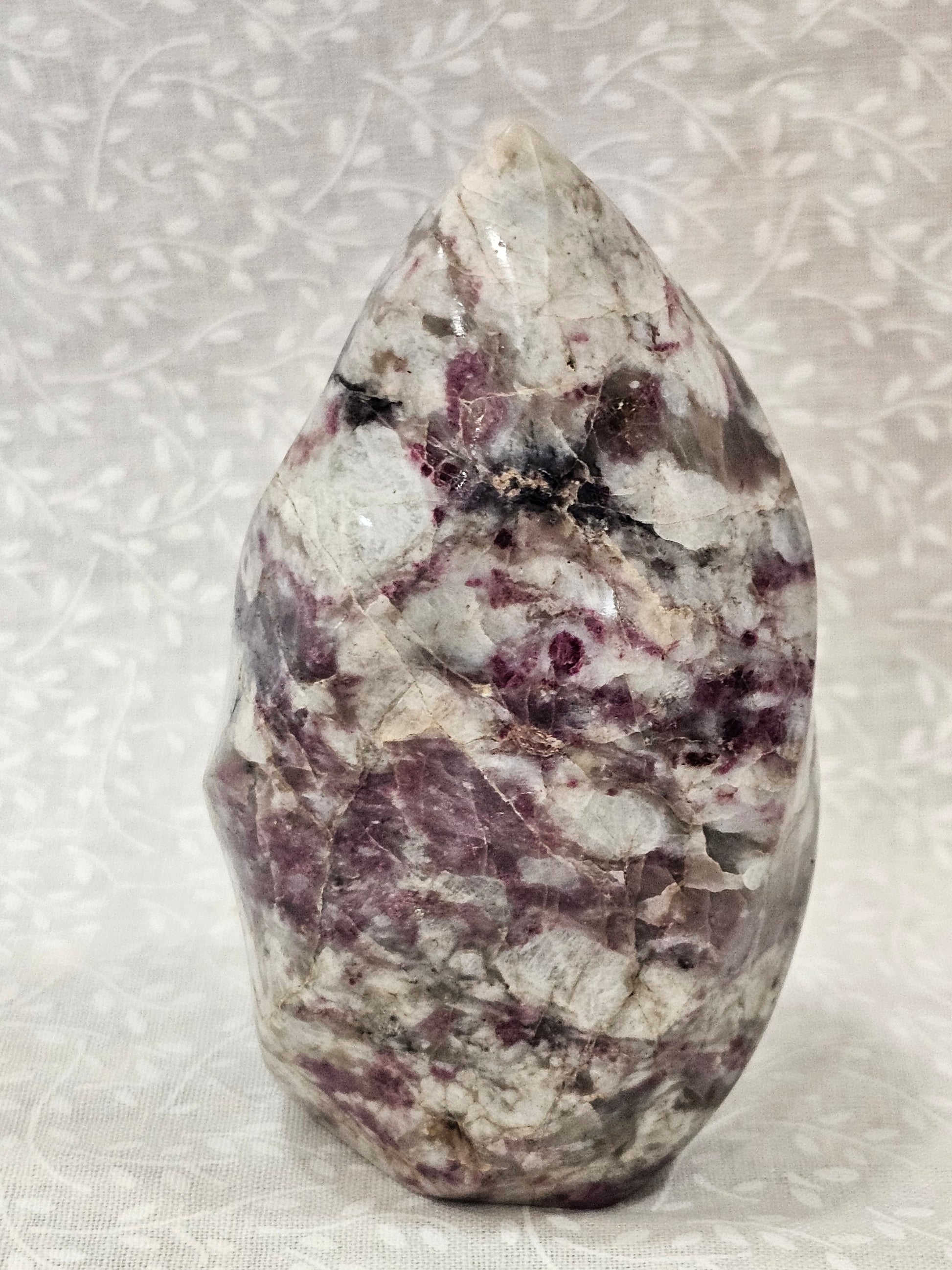 Rubellite Tourmaline Crystal Flame