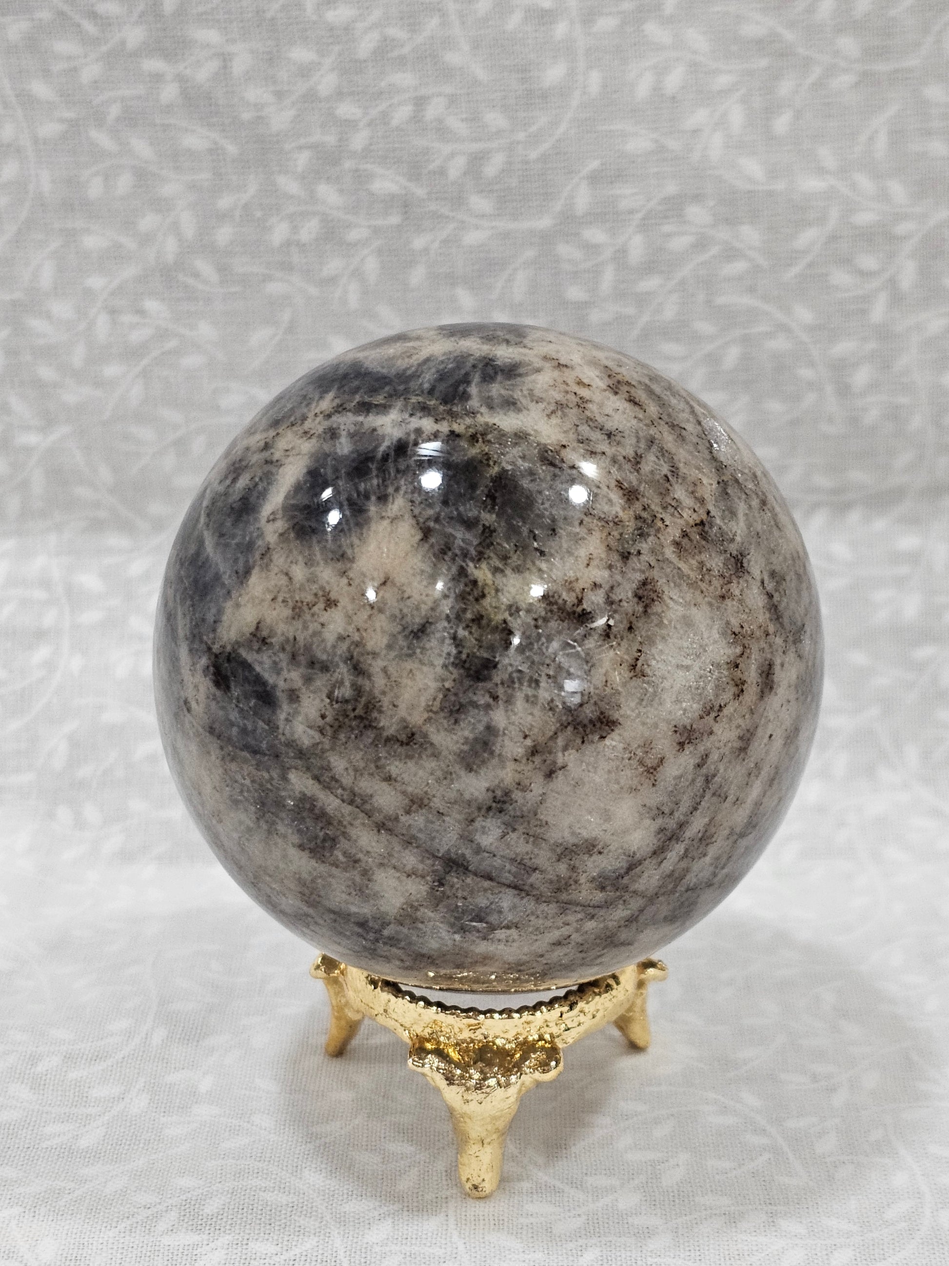 Black Moonstone Crystal Sphere