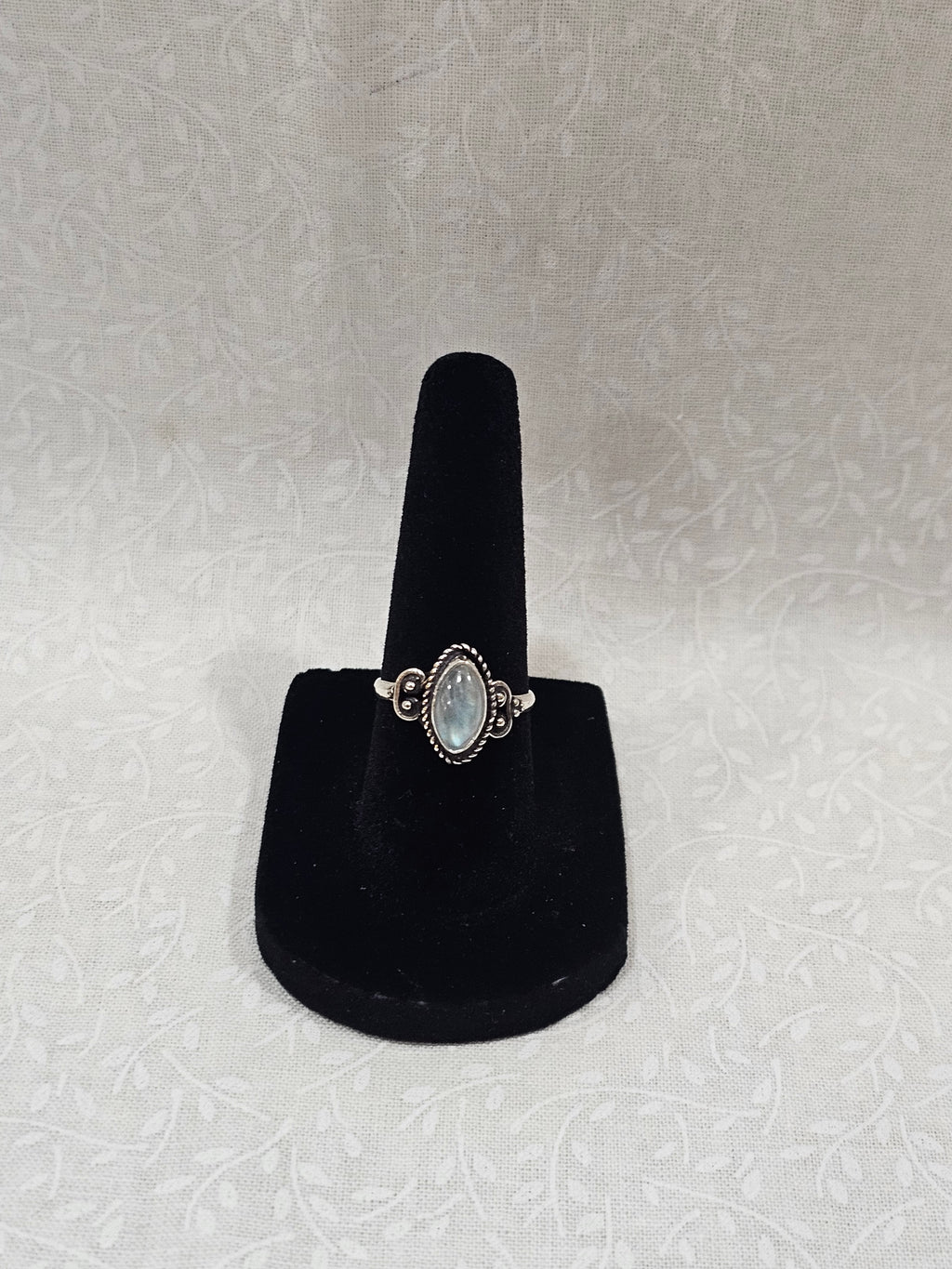 Sterling Silver Moonstone Gemstone Ring 6