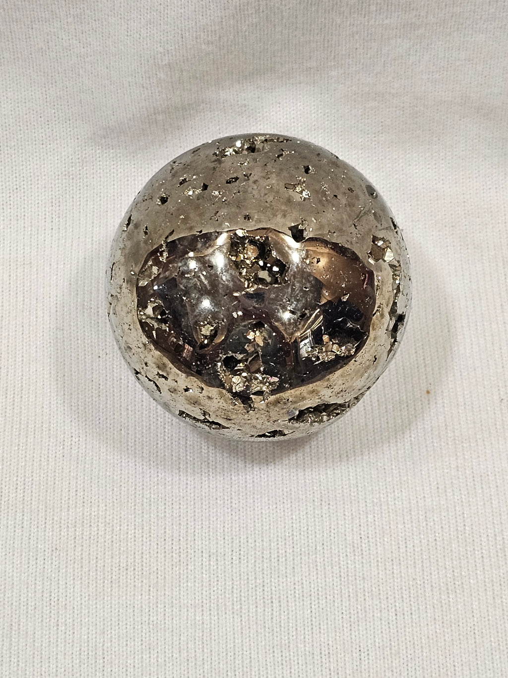 Natural Pyrite Crystal 55mm - Fool's Gold Stone