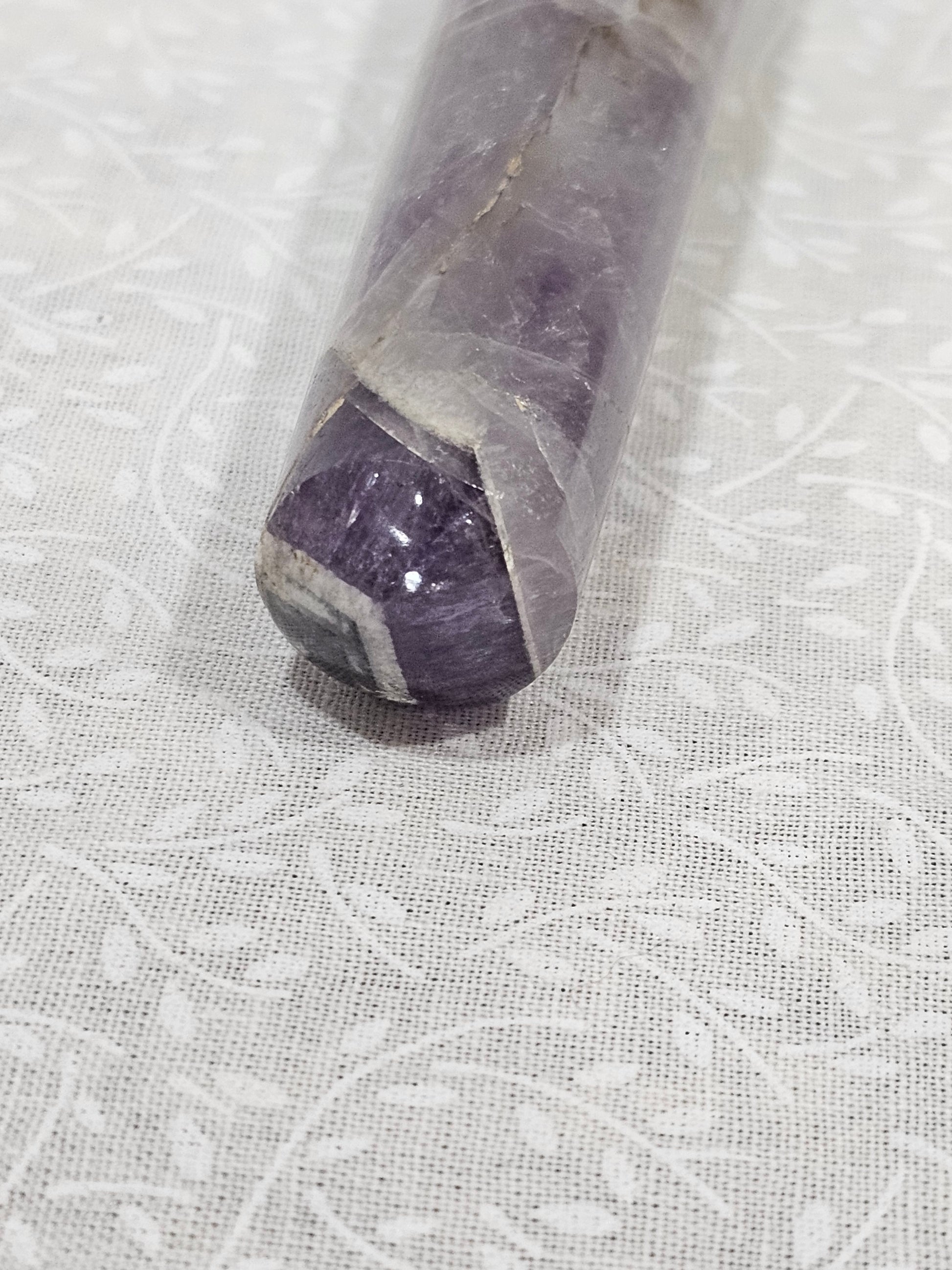 Amethyst Crystal Message Wand