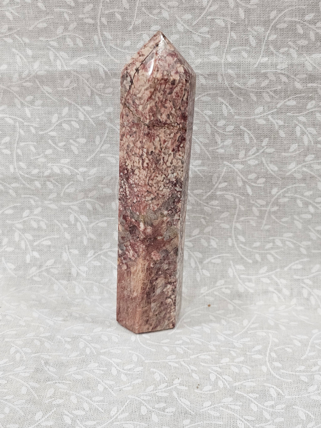 Leopard Skin Jasper Crystal Tower