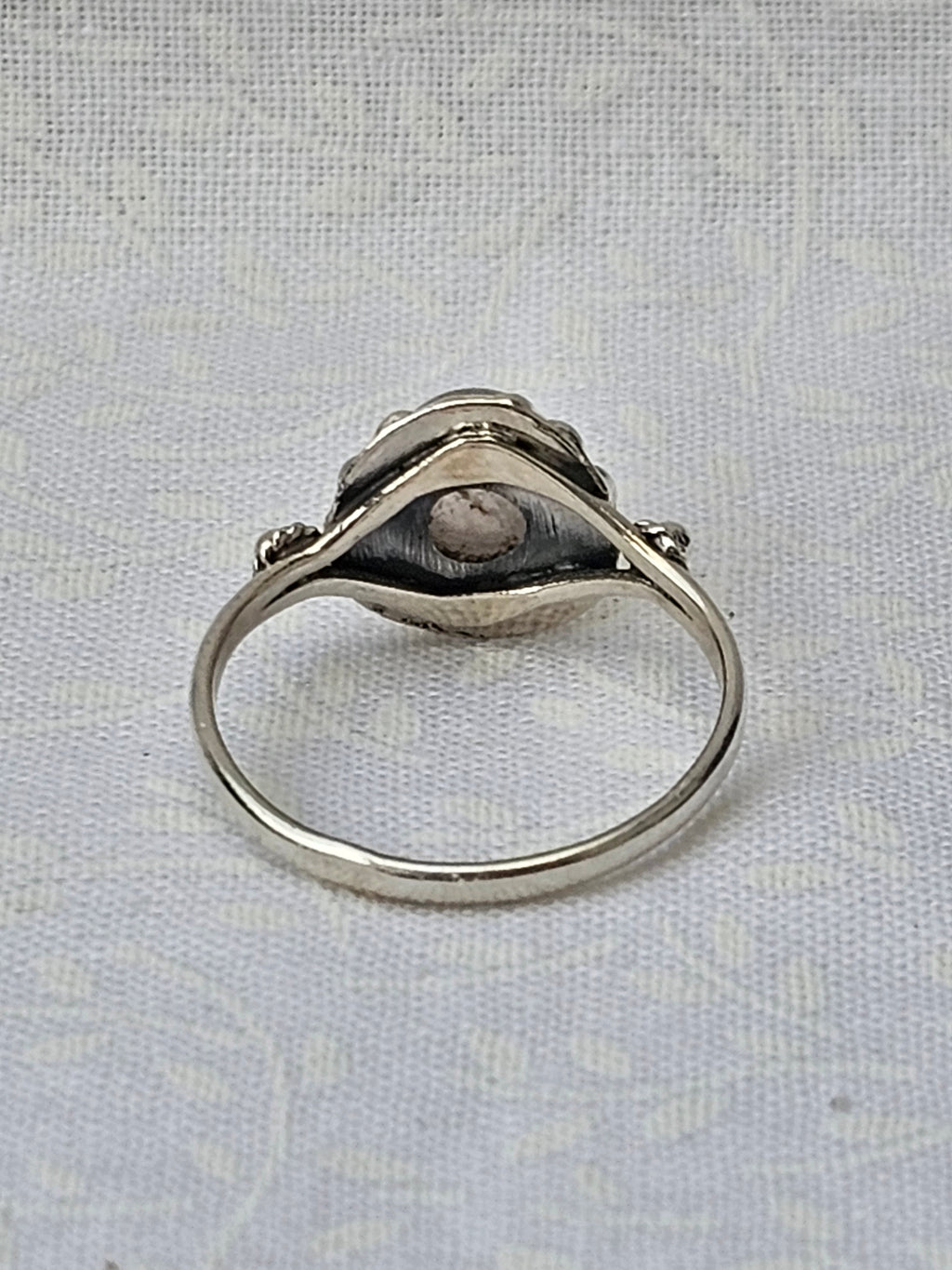 Sterling Silver Moonstone Intuition Ring Psychic Enhancement - Size 8