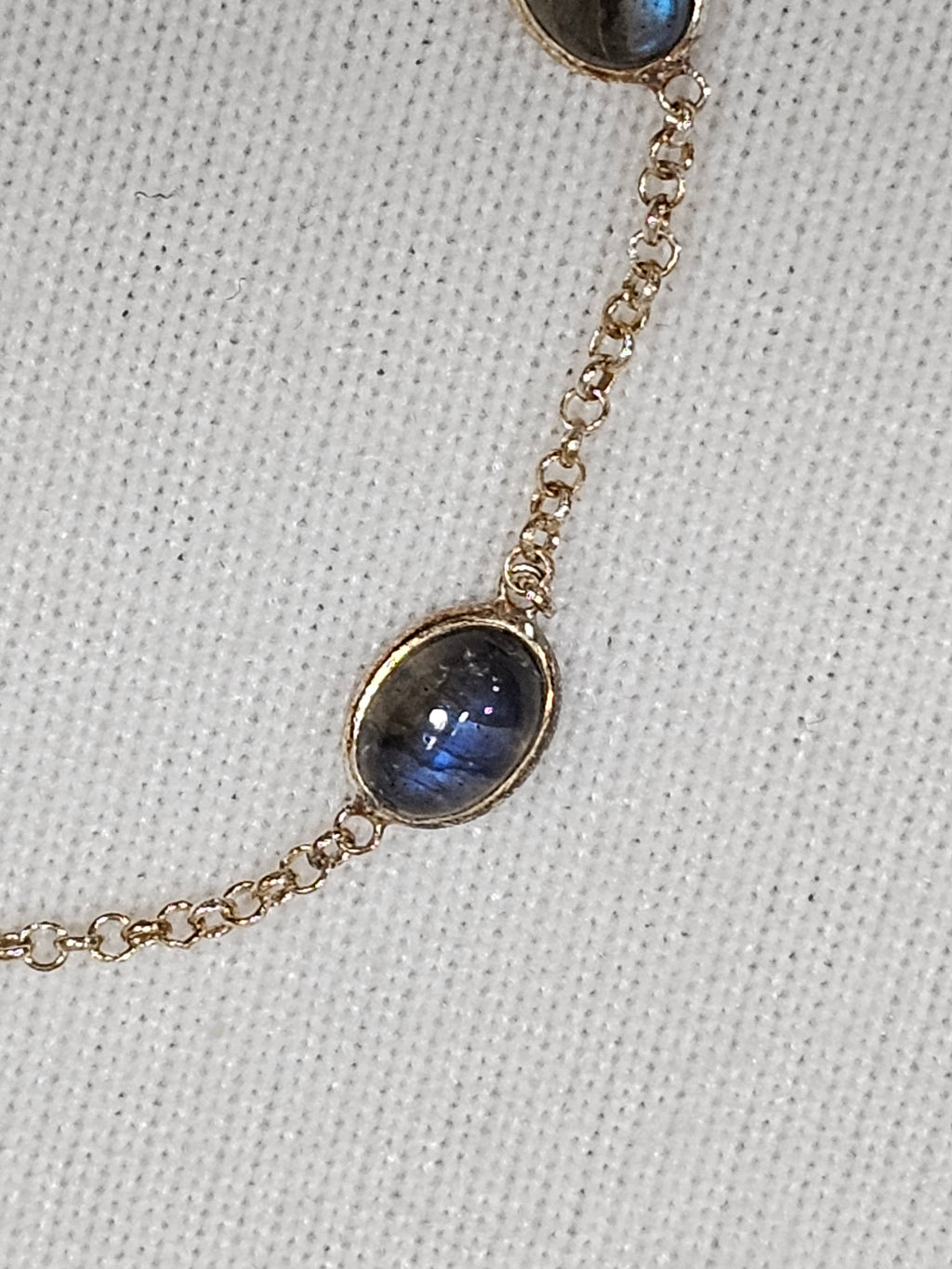 Natural Labradorite Bracelet - Healing Crystal Gemstone Jewelry