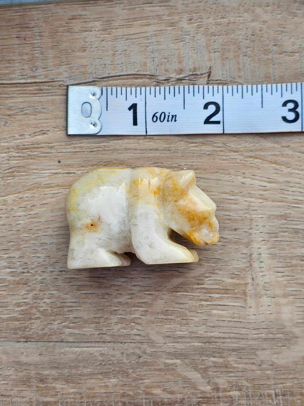 Chalcedony Crystal Bear