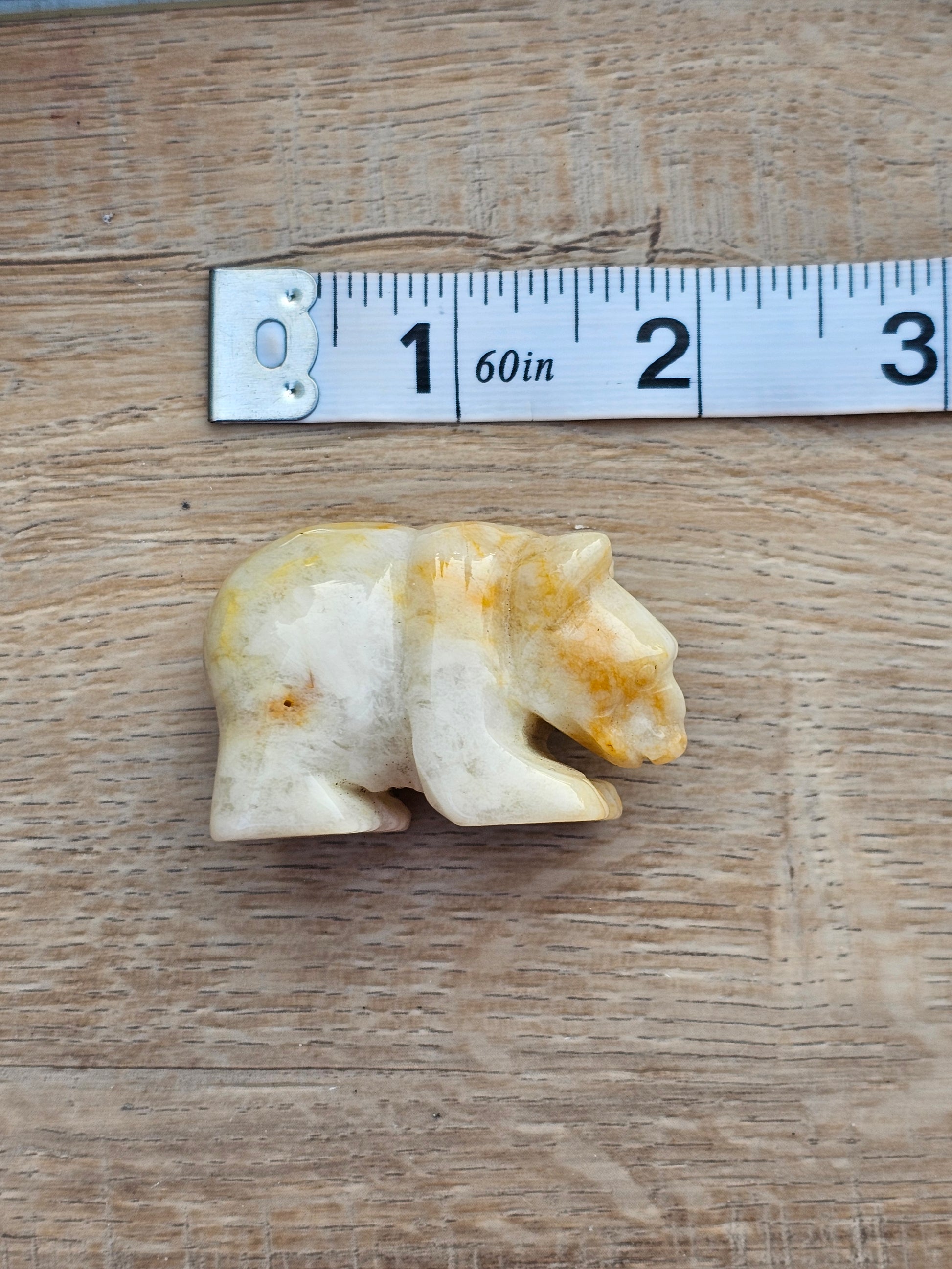 Chalcedony Crystal Bear