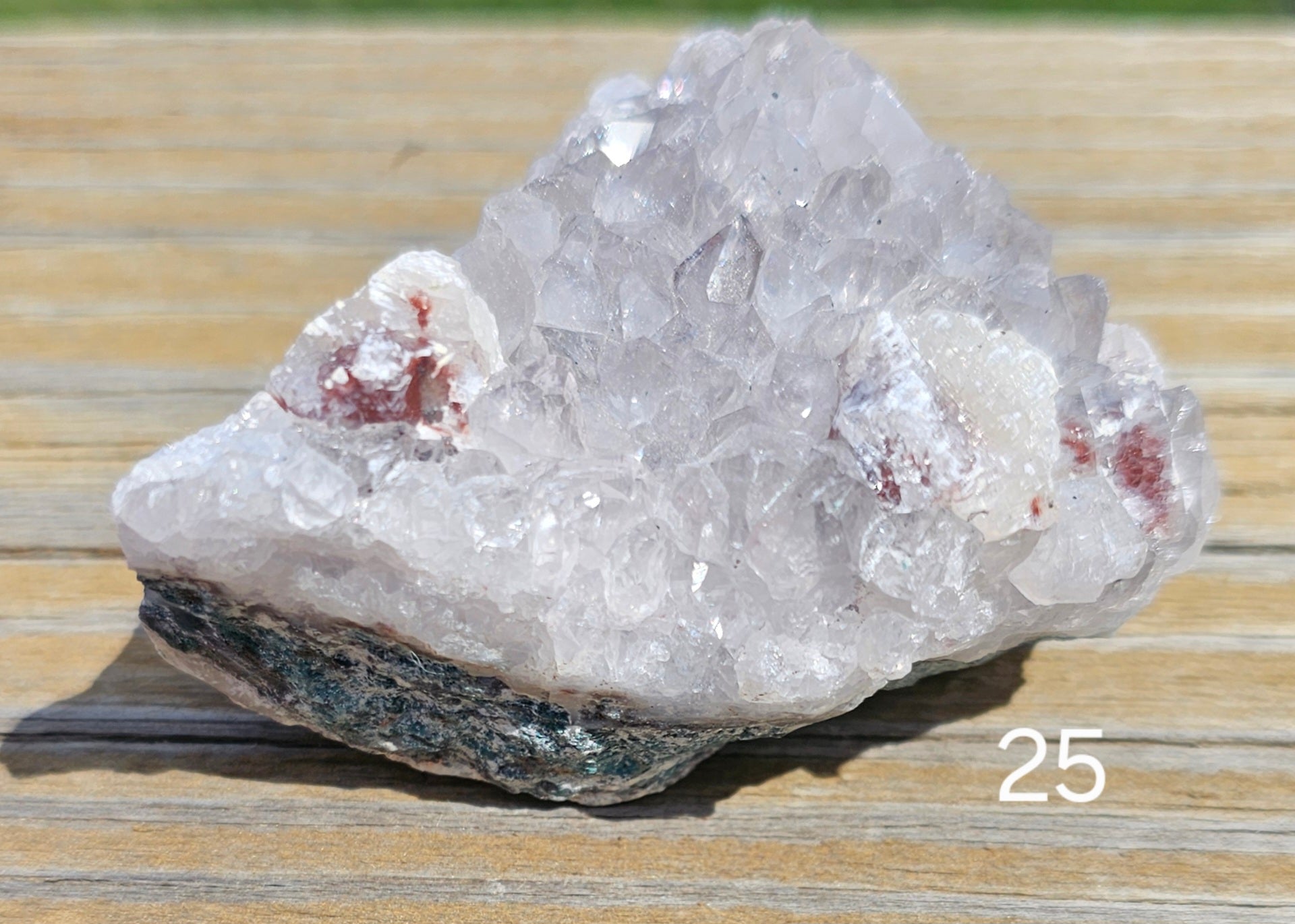 Amethyst with Quartz Raw Crystal Cluster