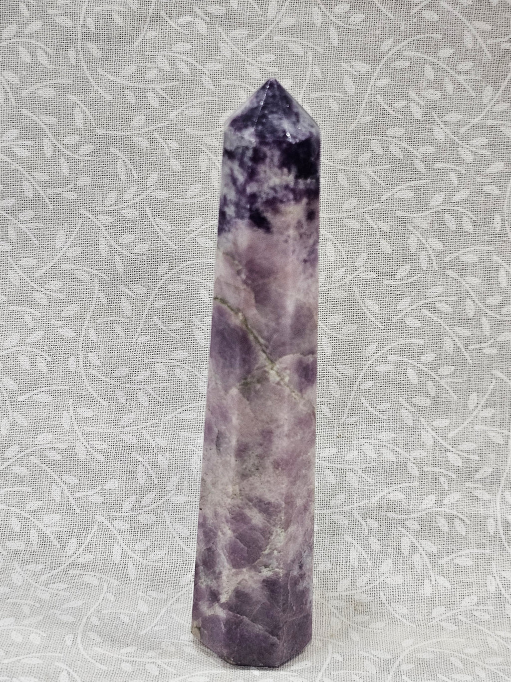 Lepidolite Crystal Tower