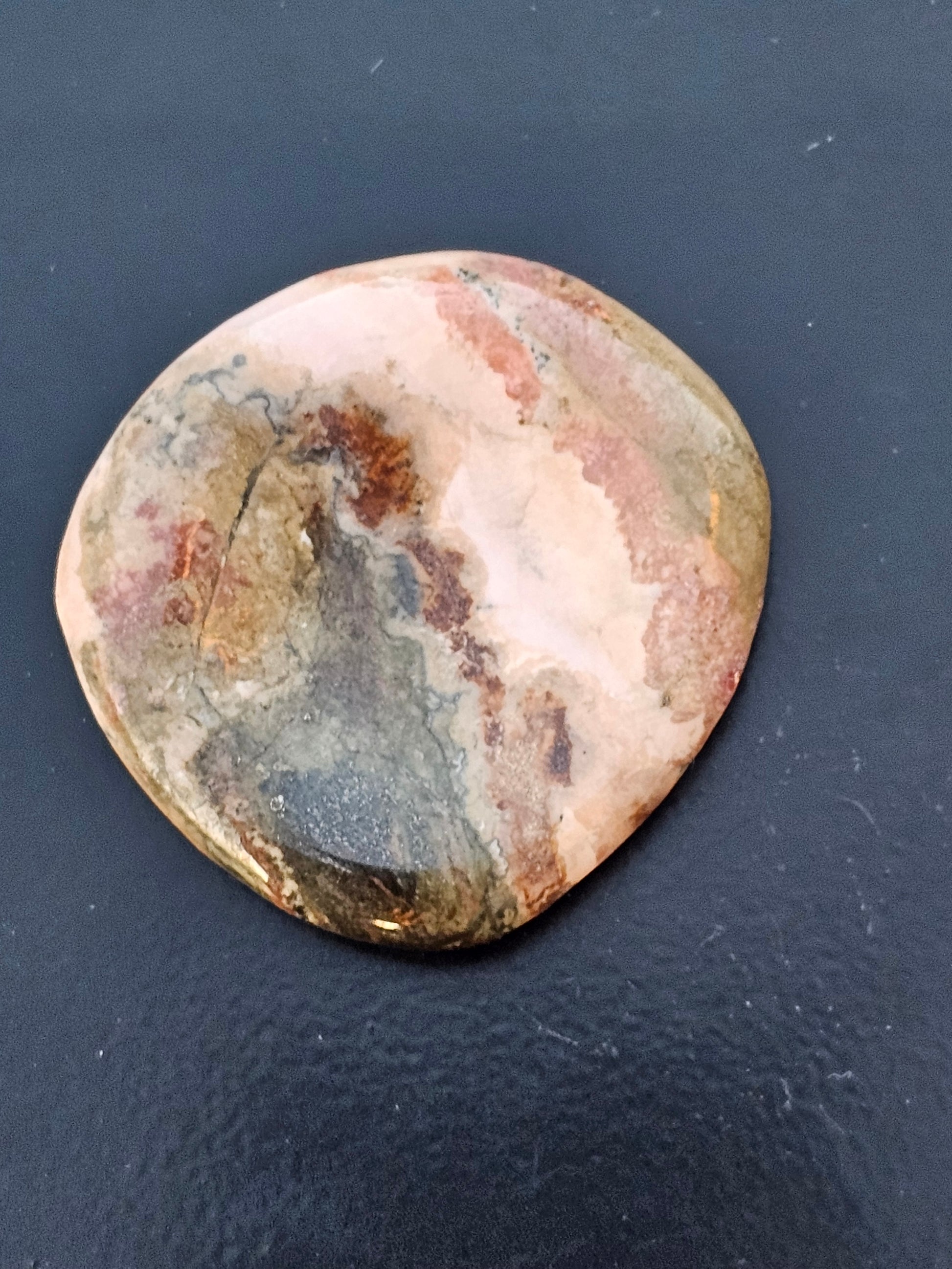 Rhodenite Crystal Worry Stone