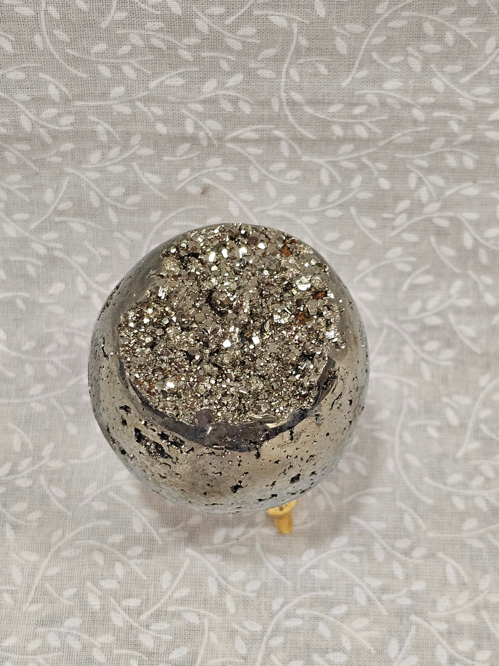 Pyrite Crystal Sphere