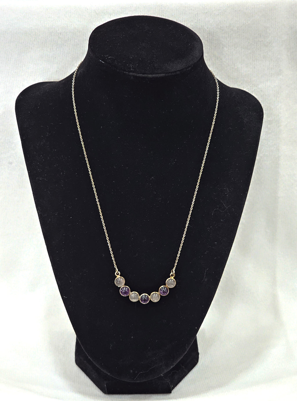 Amethyst & Pink Quartz Necklace
