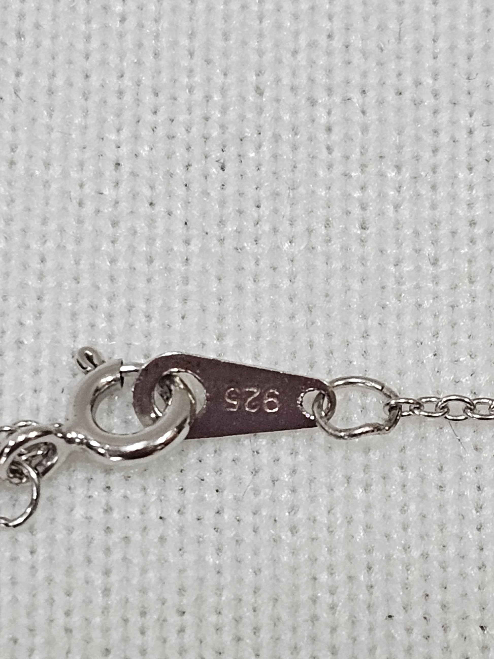 Sterling Silver Bear Pendant Chain Necklace 18 Inch