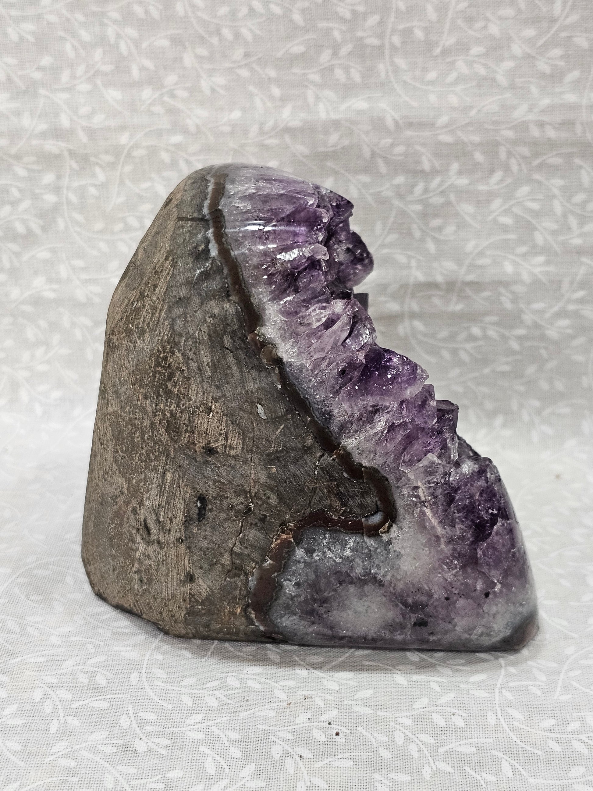 Amethyst Raw Crystal Cut Base