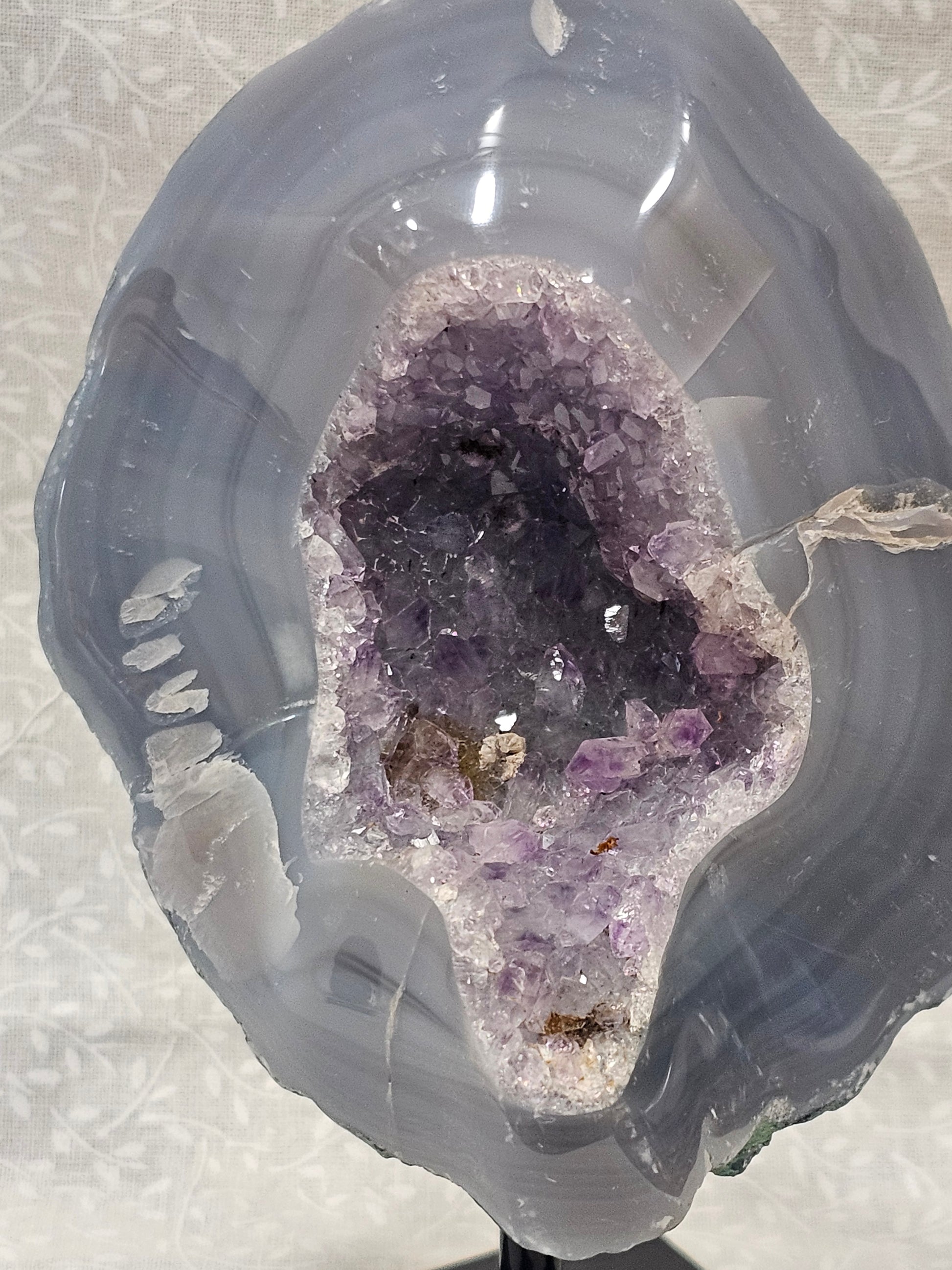 Amethyst Raw Crystal On Stand