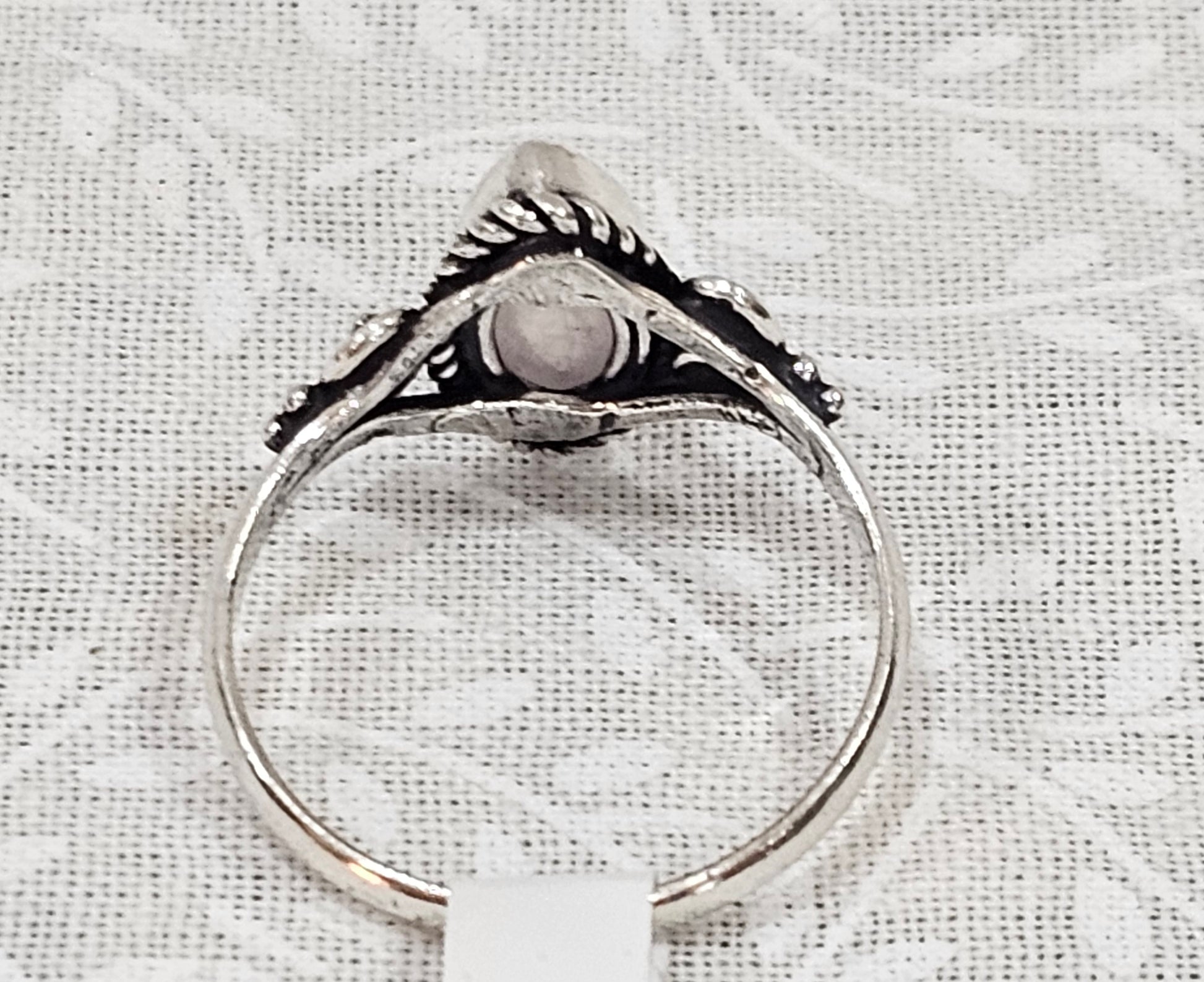 Sterling Silver Moonstone Gemstone Ring 7