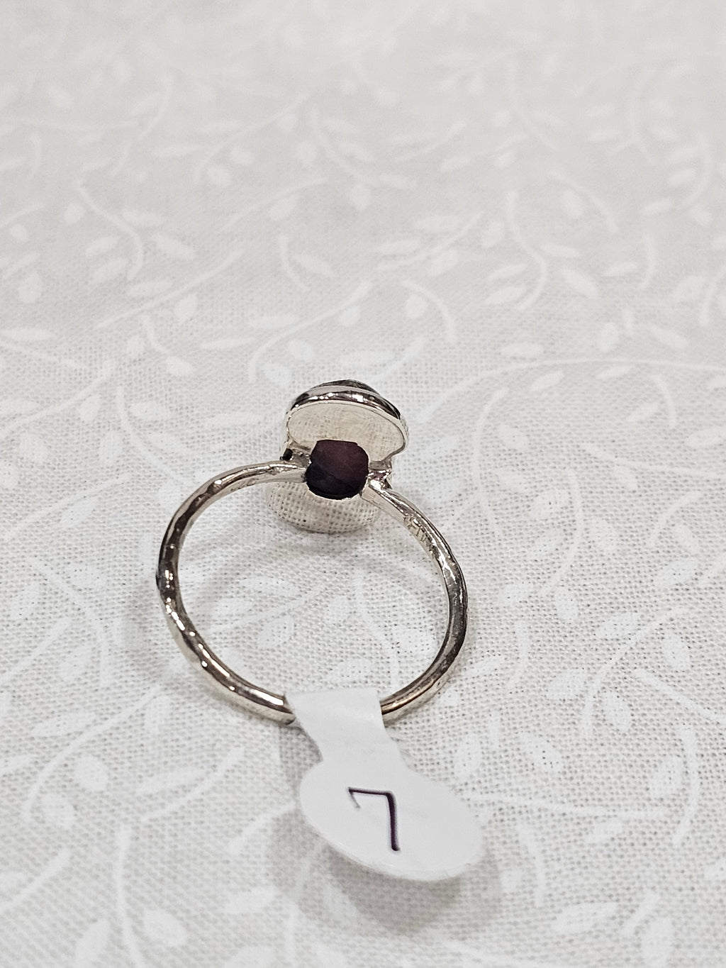 Sterling Silver Spiny Oyster Turquoise Ring - Size 7