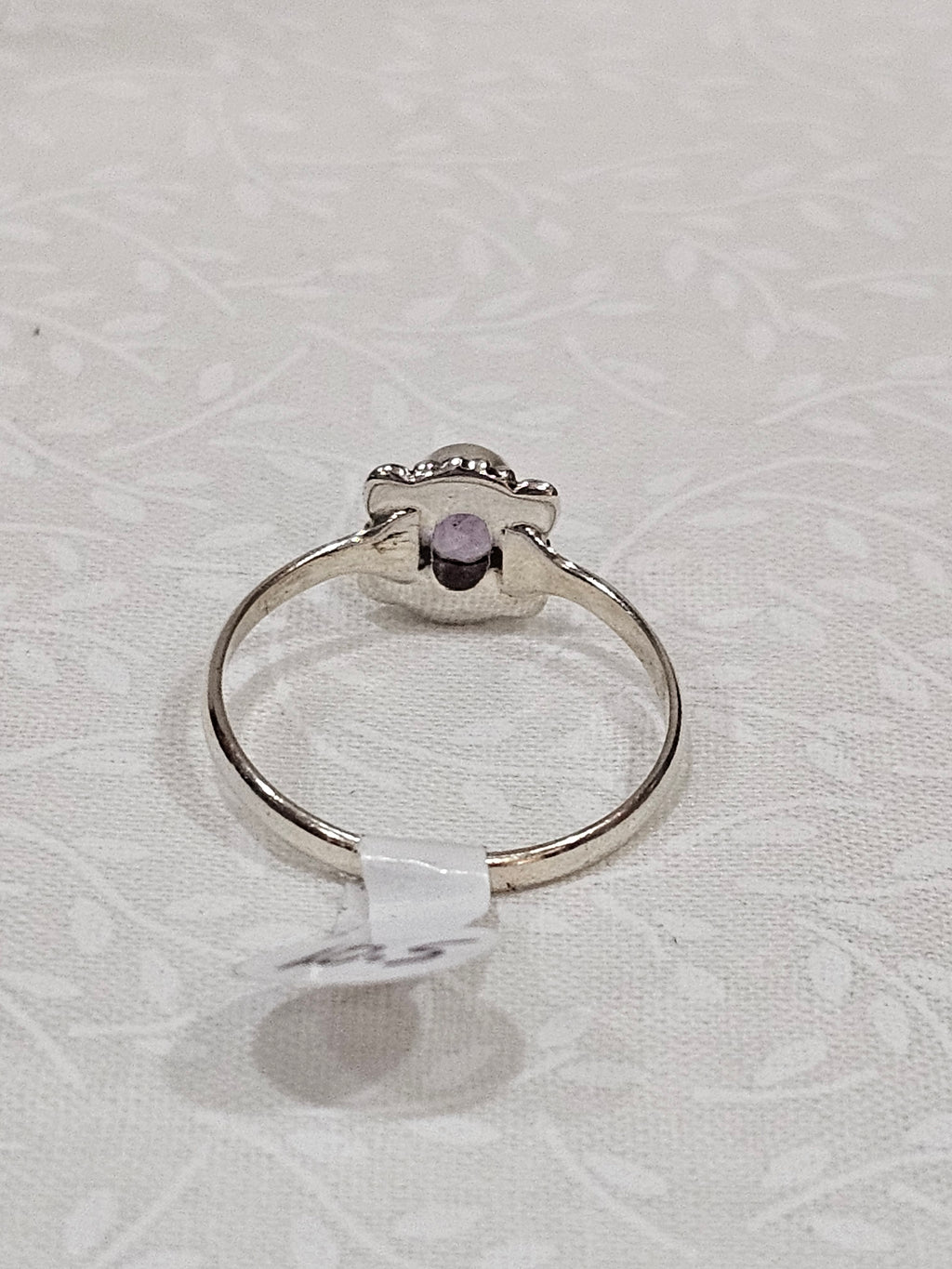 Sterling Silver Amethyst Gemstone Ring 10.5