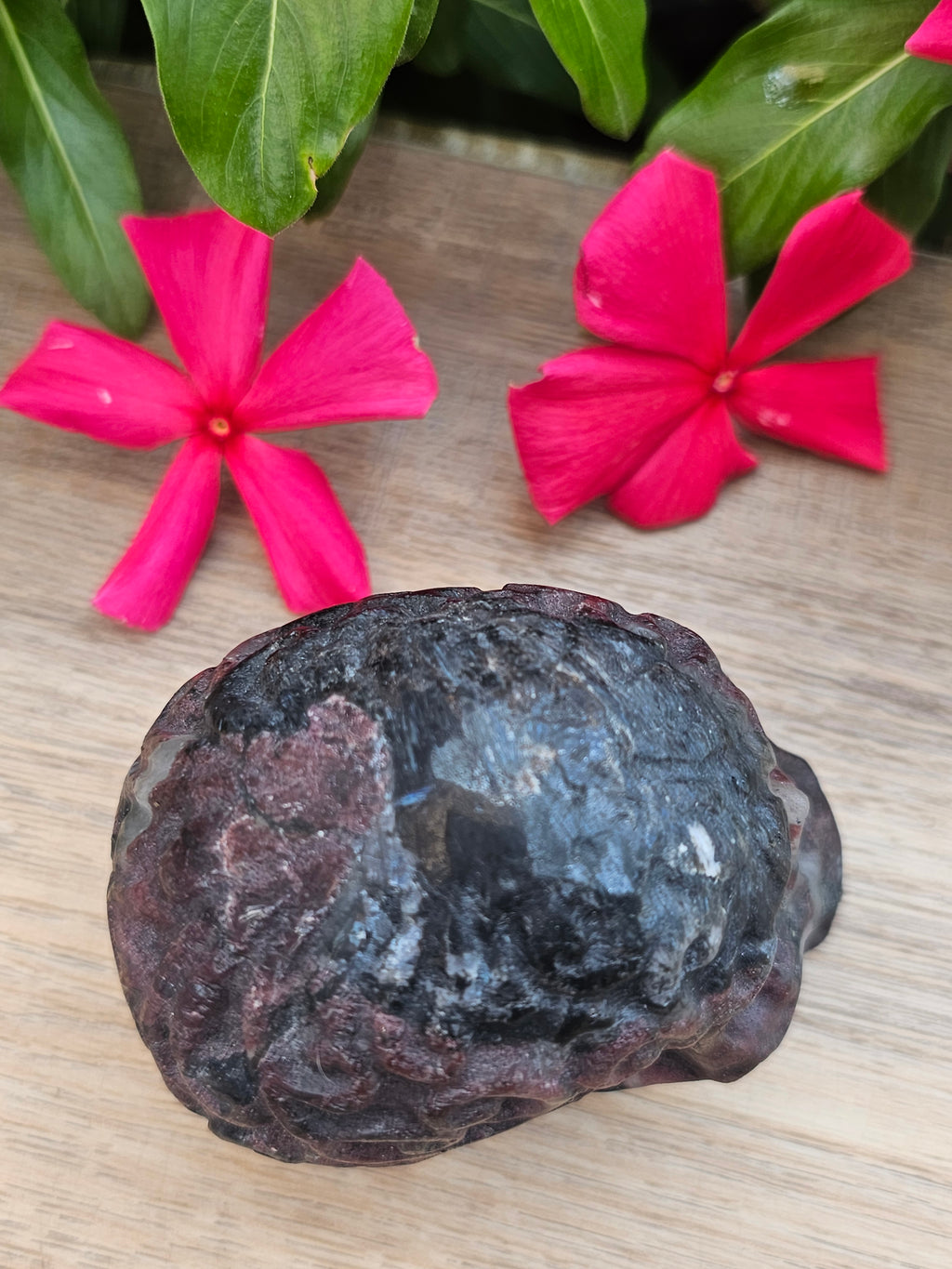 Astrophyllite Crystal Skull