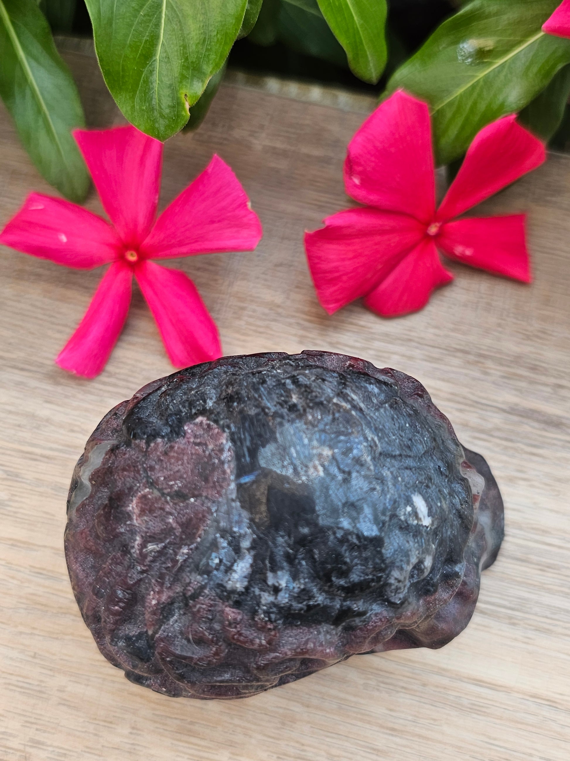 Astrophyllite Crystal Skull