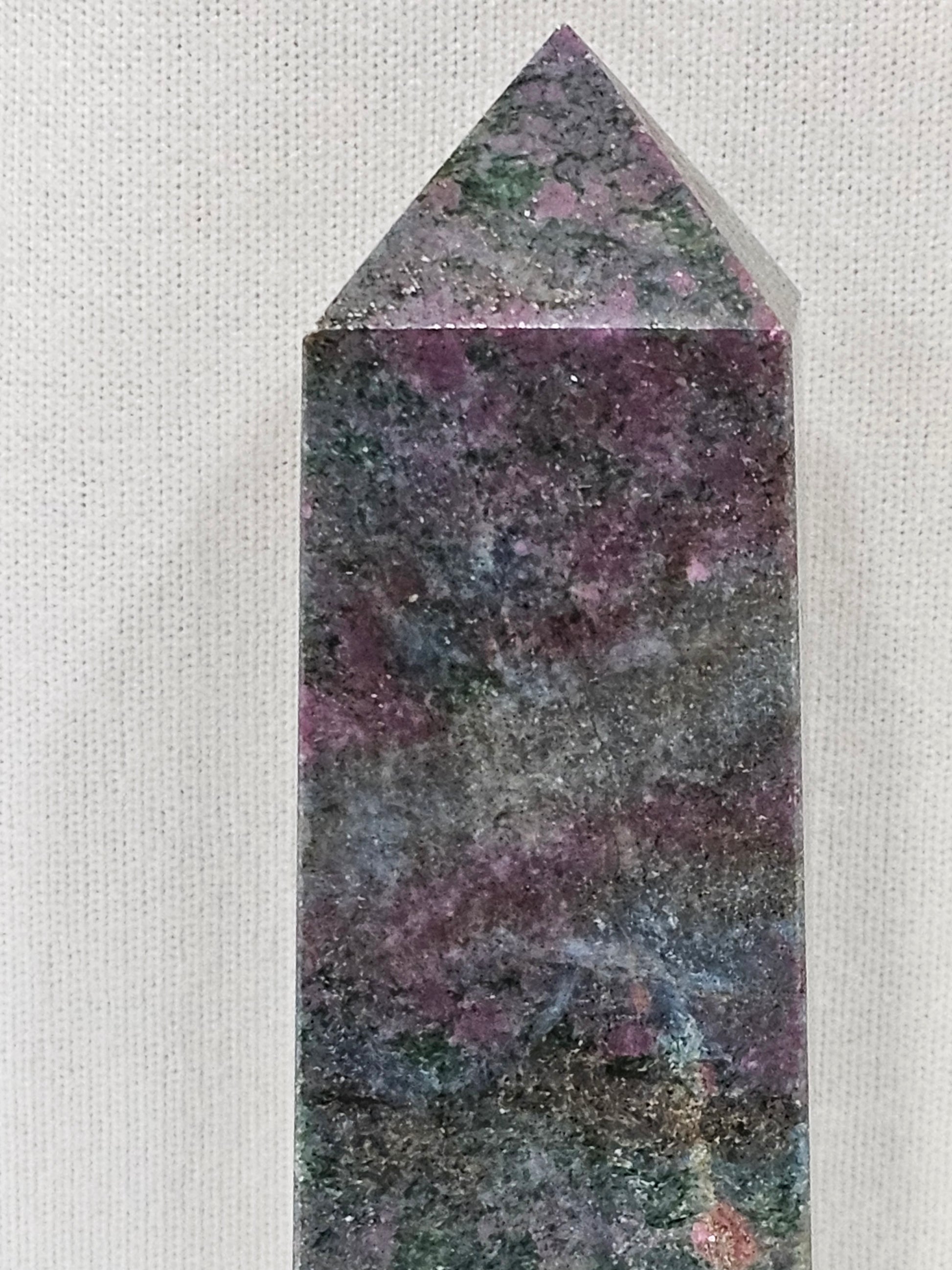 Ruby Kyanite Crystal Tower