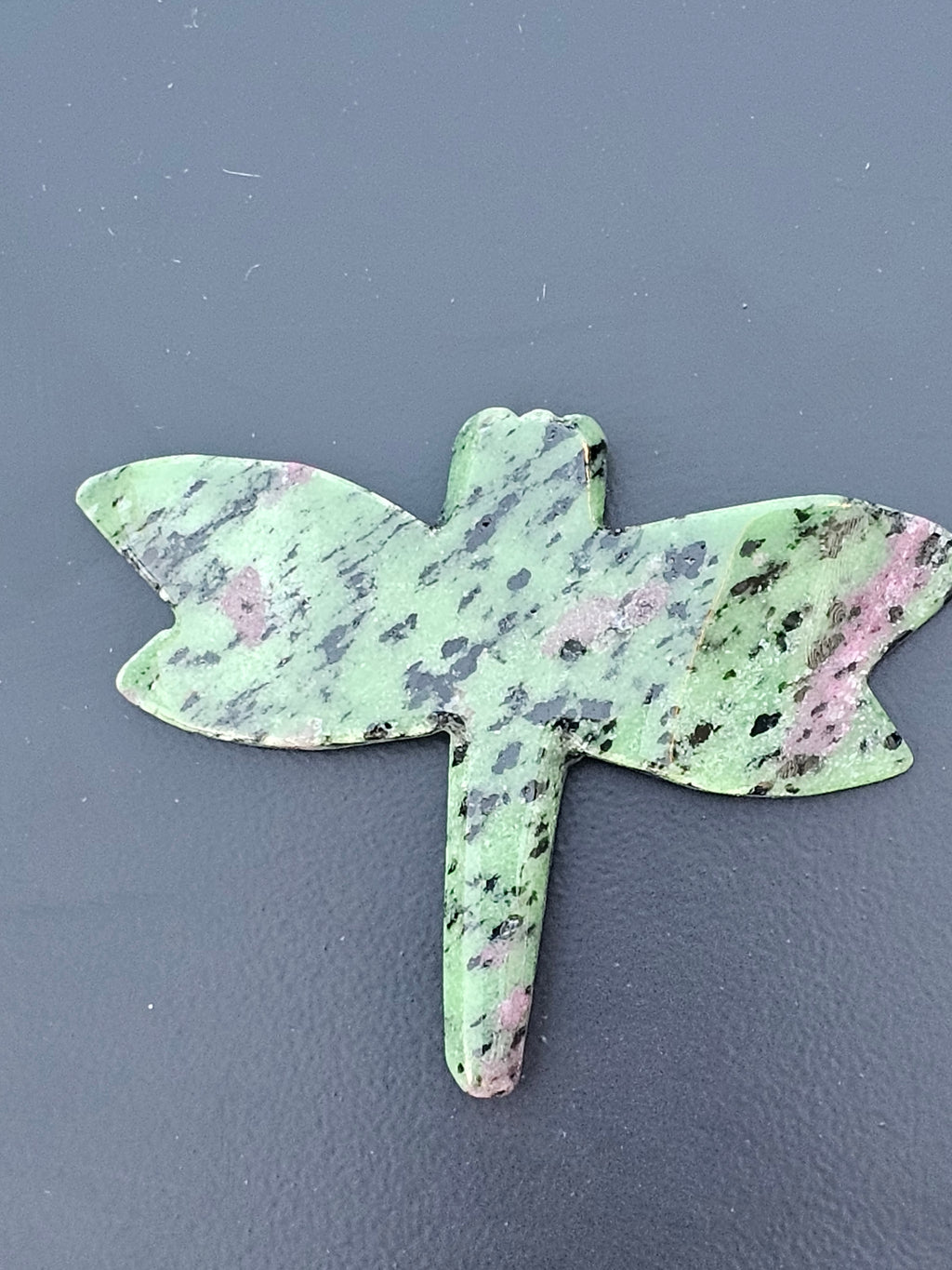 Ruby Zoisite Crystal Dragonfly